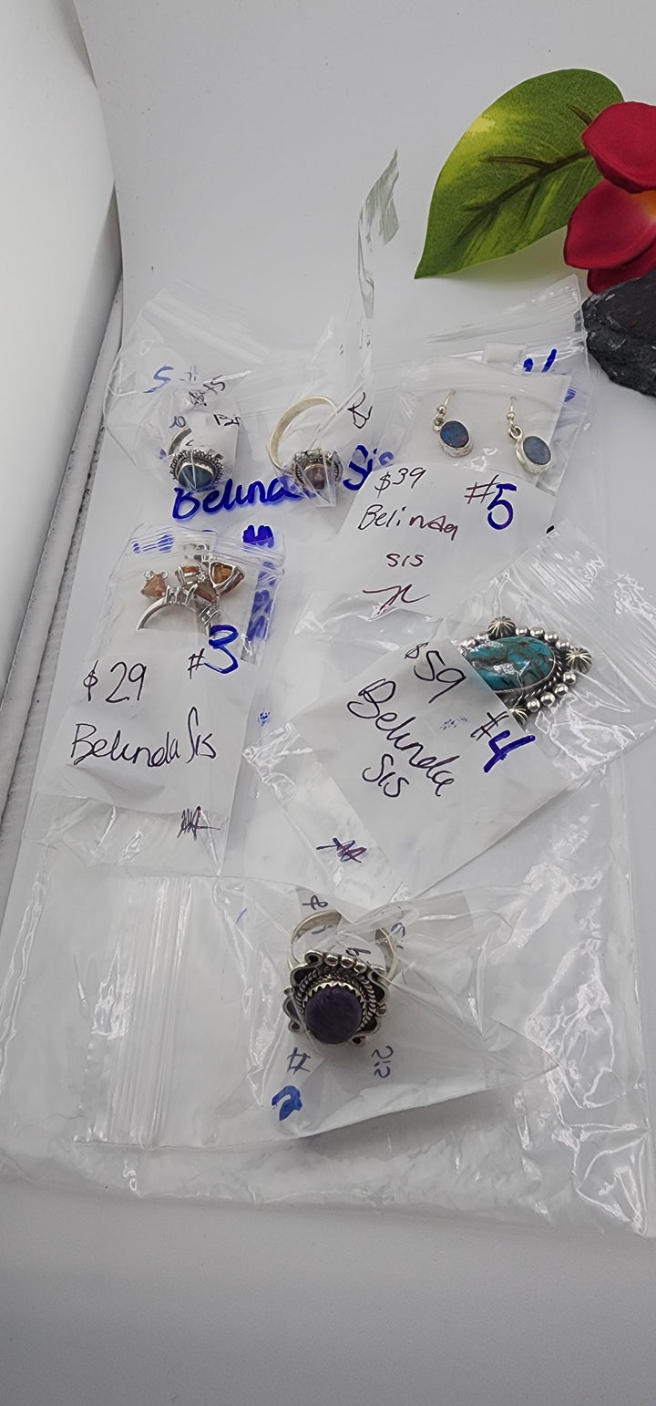 PM SHOW 48HR - RESERVED FOR: Belinda Sis - 7/8/2025 FL tiktok Live Show - 6 Sterling Silver Items