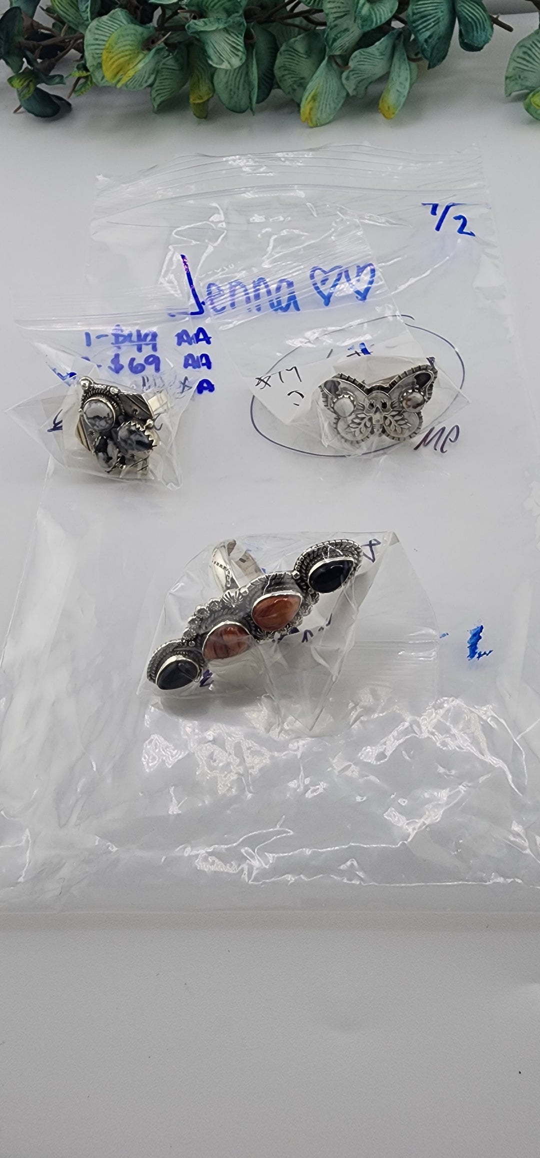 48HR - RESERVED FOR: Jenna🧡🖤 - 7/2/2025 FL tiktok Live Show - 3 Sterling Silver Items
