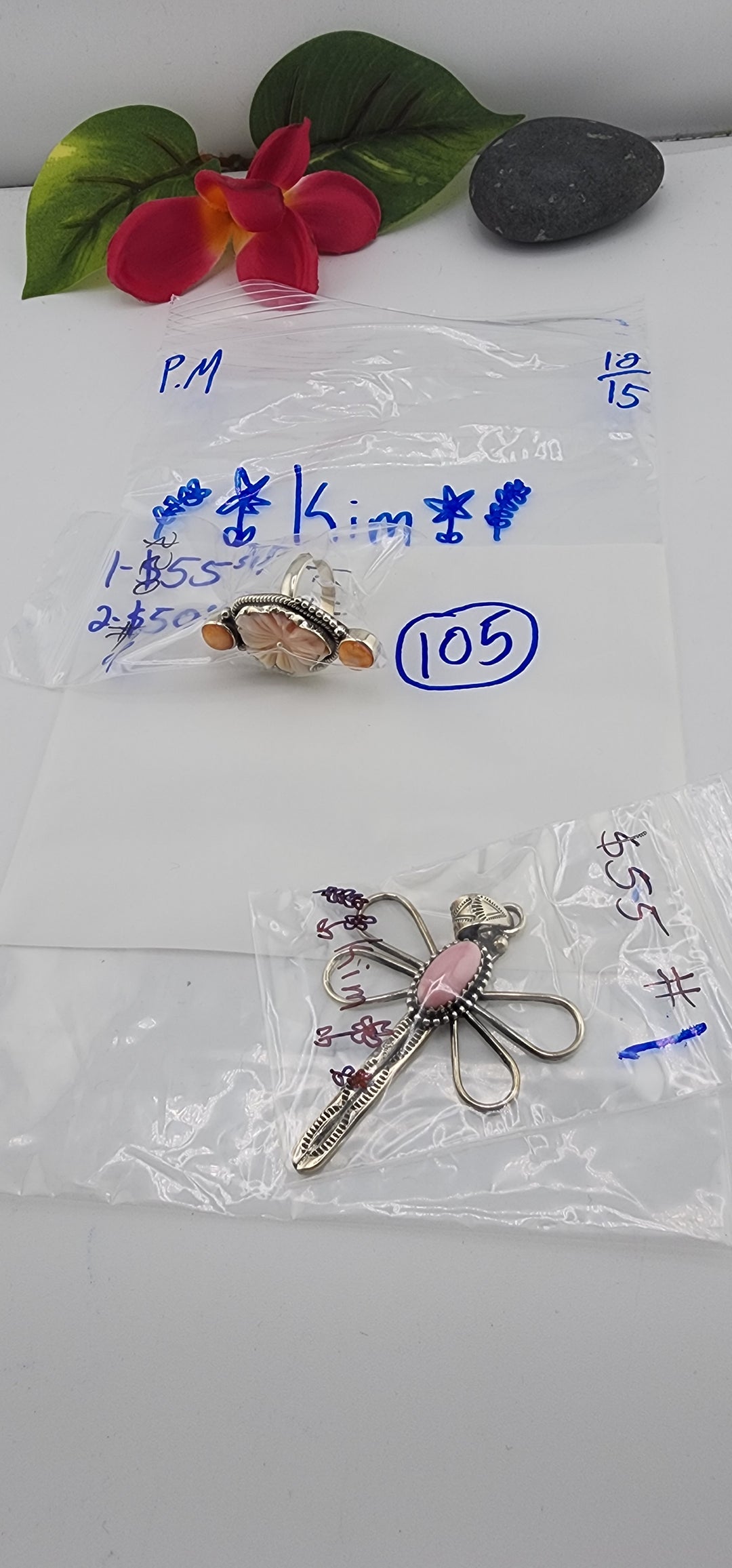 PM SHOW 48HR - RESERVED FOR:  🌿🌻Kim🌻🌿 - 10/15/2025 FL tiktok Live Show - 2 Sterling Silver Items