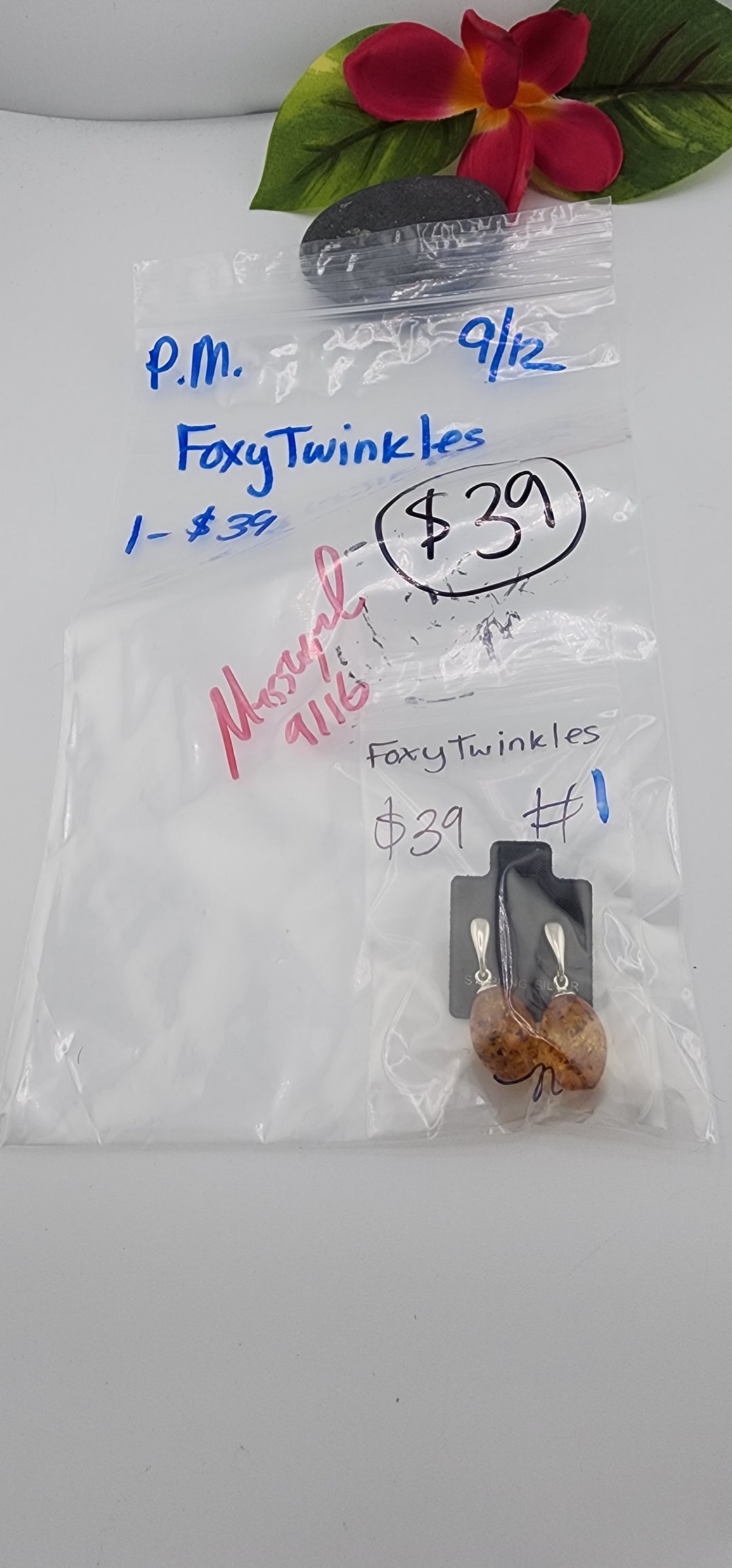 PM SHOW 48HR - RESERVED FOR: FoxyTwinkles  - 9/12/2025 FL tiktok Live Show - 1 Sterling Silver Items