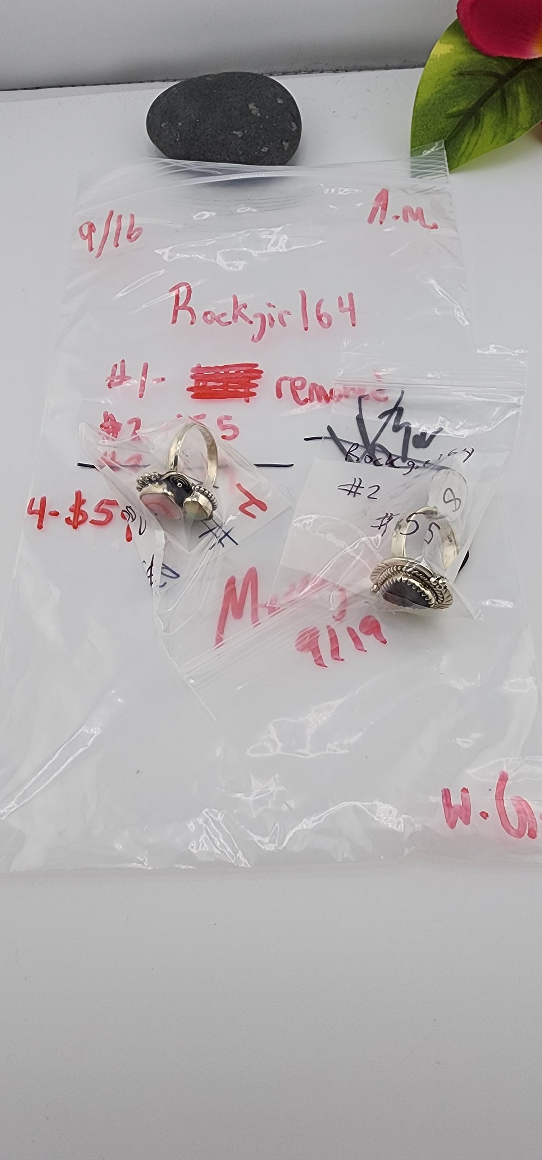 AM SHOW 48HR - RESERVED FOR: Rockgirl64 - 9/16/2025 FL tiktok Live Show - 2 Sterling Silver Items