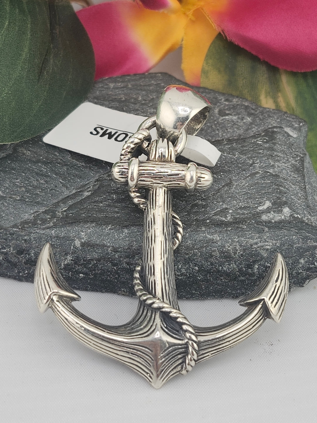 Designer SOMS 925 Sterling Silver Anchor Pendant