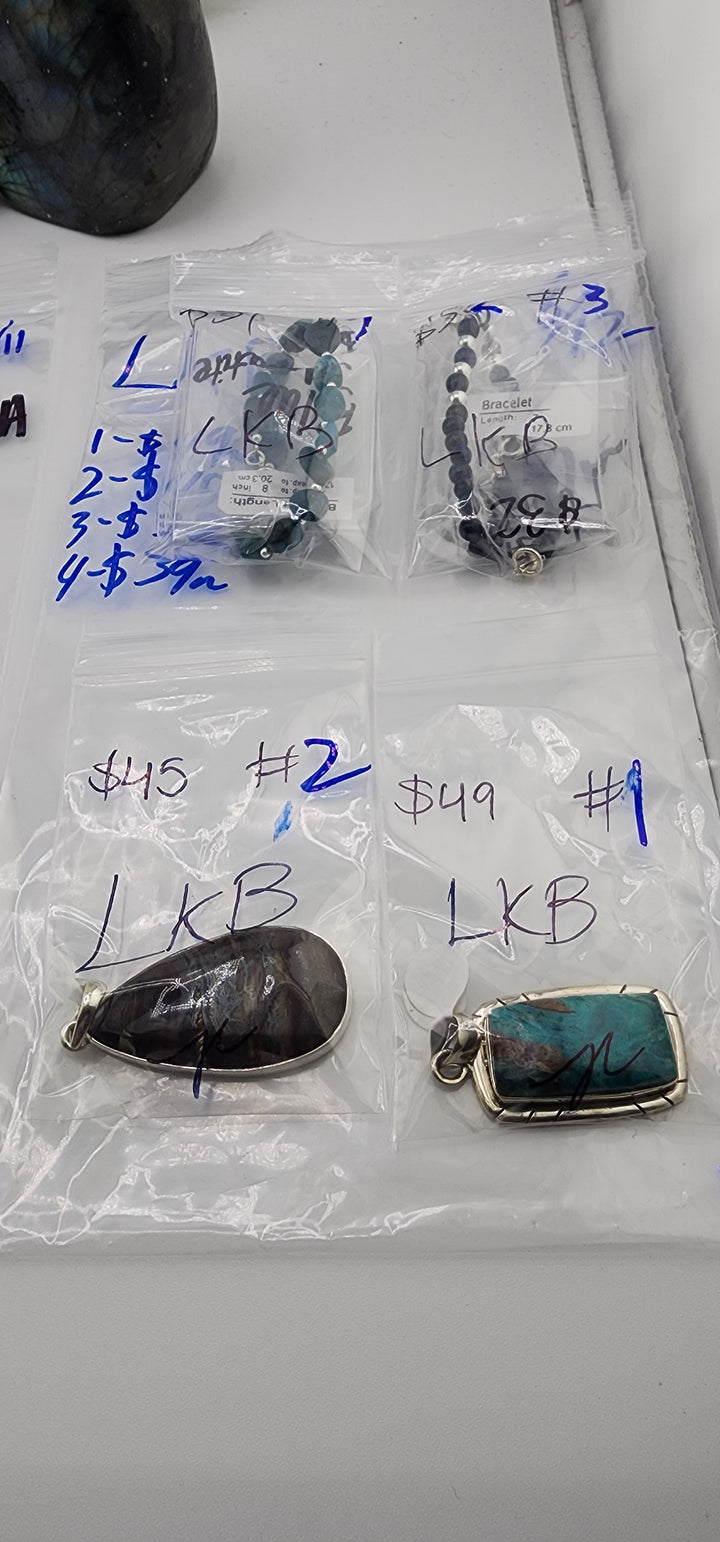 RESERVED FOR: LKB - 6/12/2025 tiktok Reservation Live Show - 4 Sterling Silver Items