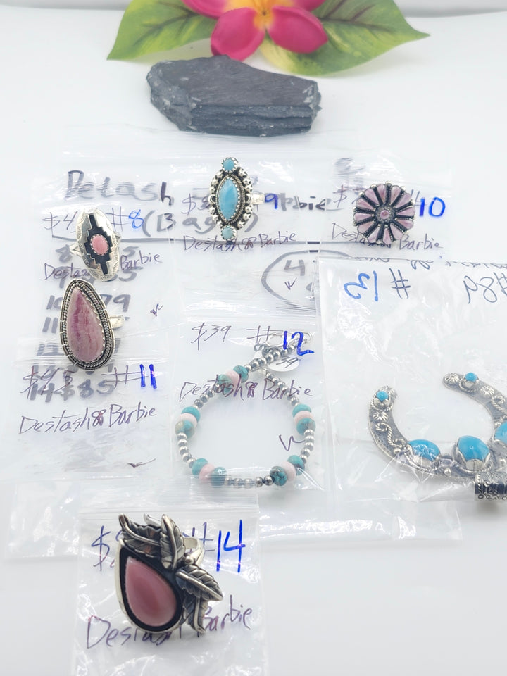 RESERVED FOR: Destash🎀Barbie (Bag 2)- 5/28/2025 tiktok Live Show - 7 Sterling Silver Items