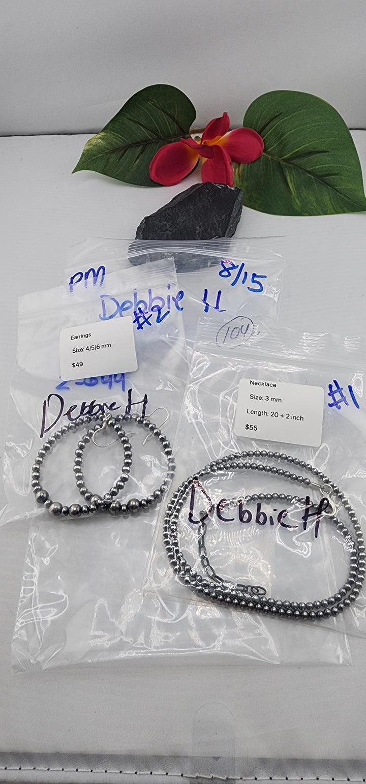 PM SHOW 48HR - RESERVED FOR:  Debbie H- 8/15/2025 FL tiktok Live Show -2  Sterling Silver Items