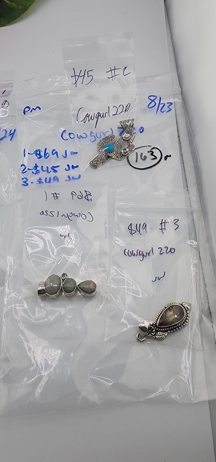 PM SHOW 48HR - RESERVED FOR:  Cowgurl220- 8/23/2025 FL tiktok Live Show -3  Sterling Silver Items