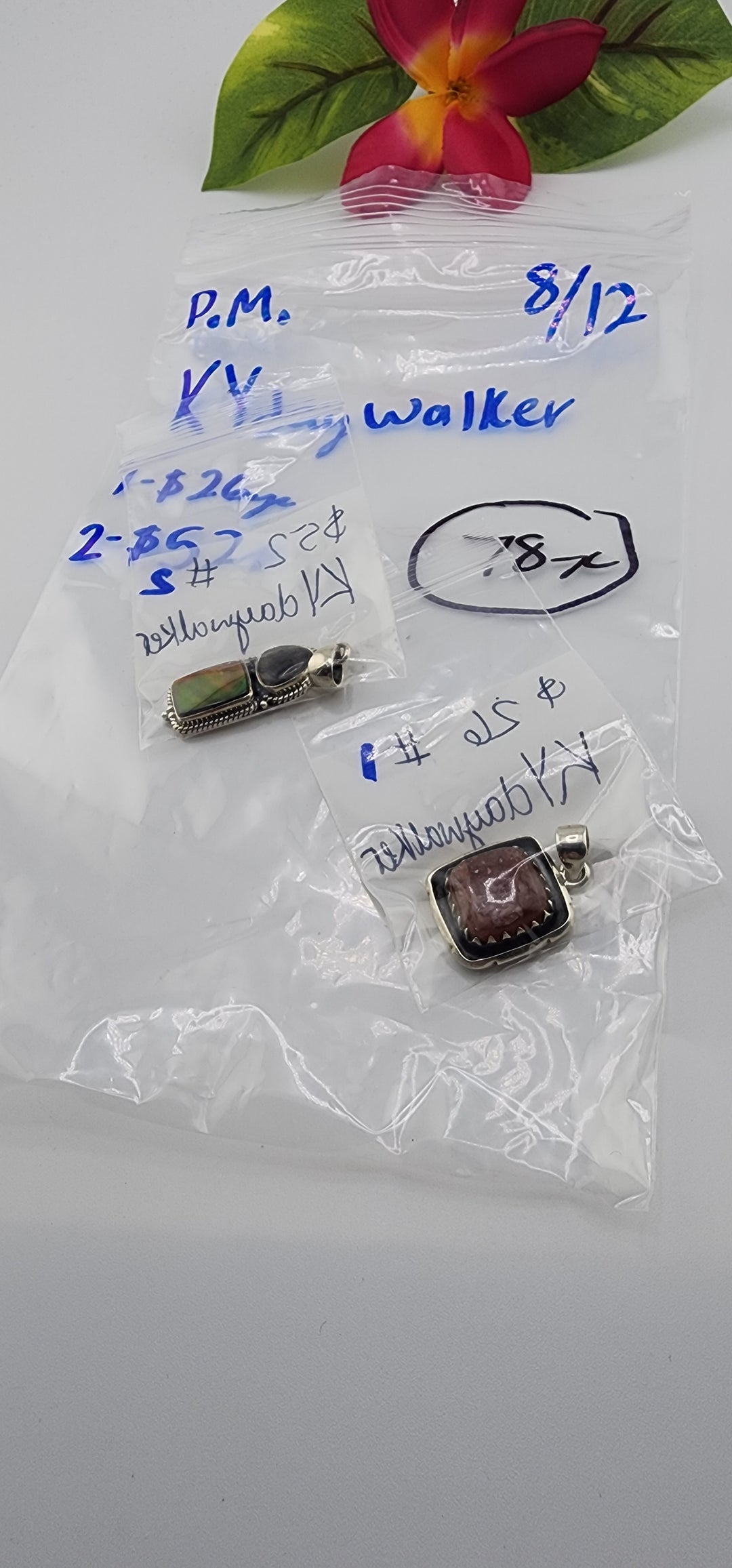 PM SHOW 48HR - RESERVED FOR: KYdaywalker  - 8/12/2025 FL tiktok Live Show - 2 Sterling Silver Items