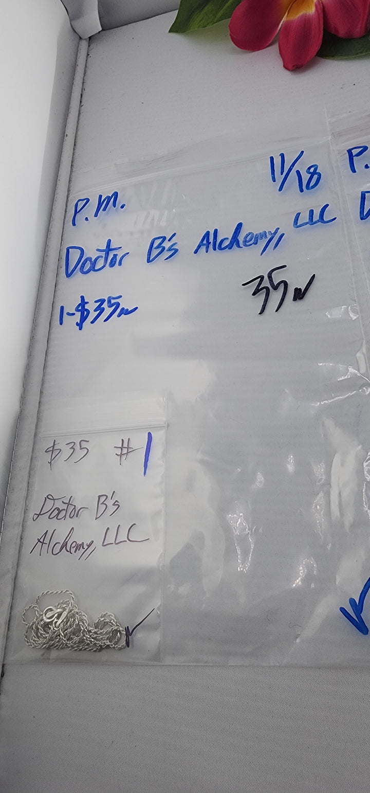 PM SHOW 48HR - RESERVED FOR: Doctor B's Alchemy, LLC - 11/18/2025 tiktok Live Show - 1 Sterling Silver Items