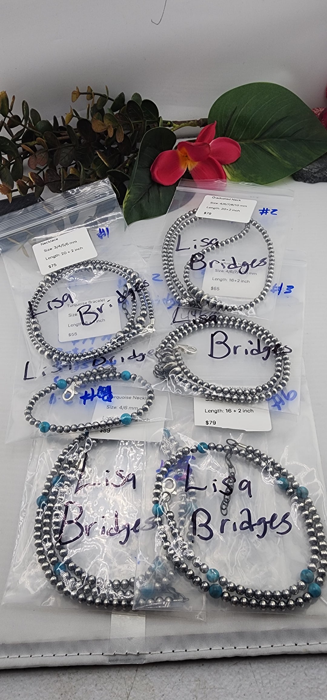 PM SHOW 48HR - RESERVED FOR:  Lisa Bridges*BAG 2*- 8/15/2025 FL tiktok Live Show -6  Sterling Silver Items
