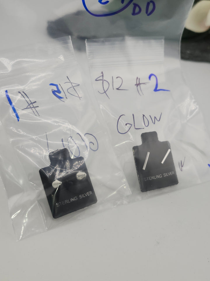 RESERVED FOR: GLOW - 6/6/2025 tiktok Reservation Live Show - 2 Sterling Silver Items