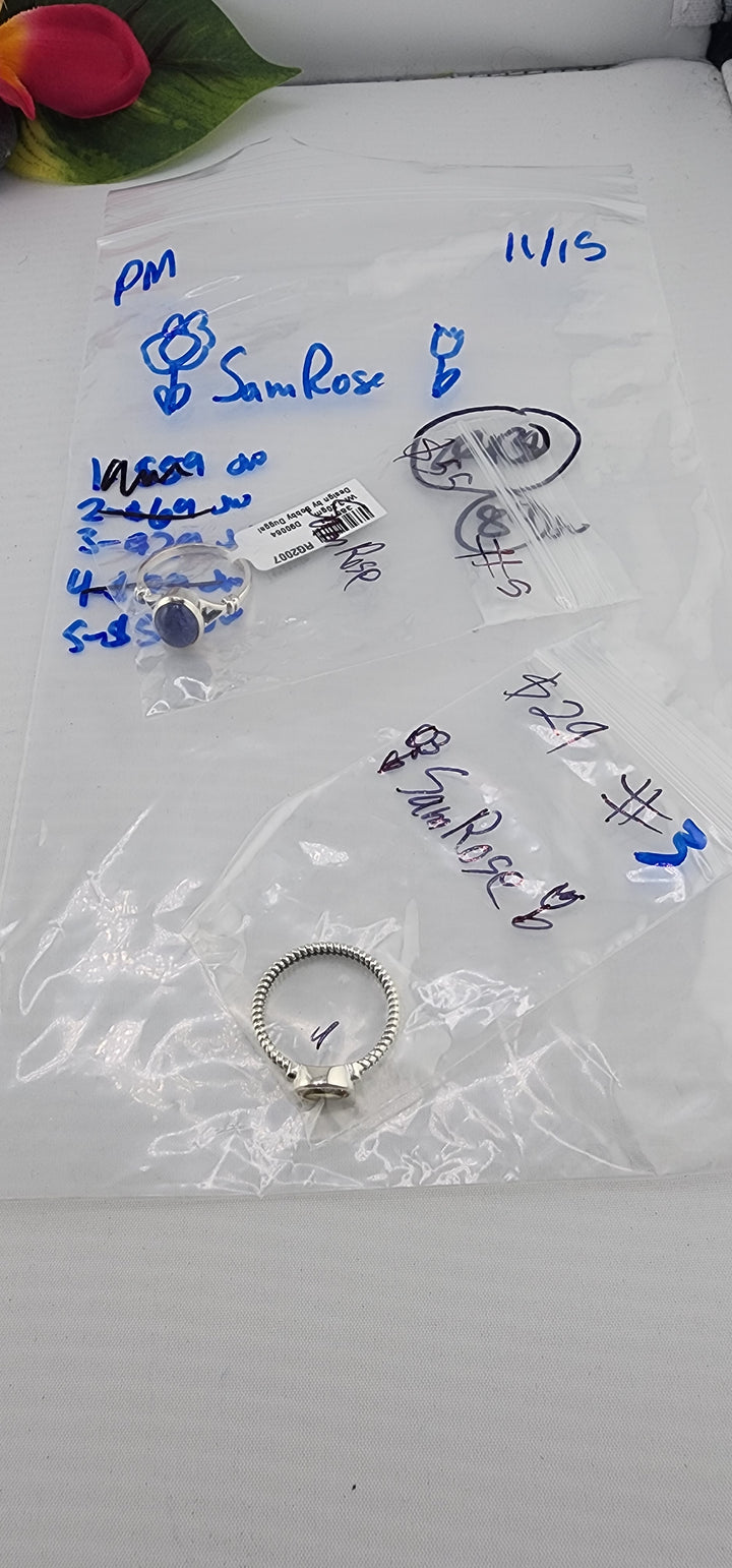 PM SHOW 48HR - RESERVED FOR: 🌻SamRose🌹 - 11/15/2025 tiktok Live Show - 2 Sterling Silver Items