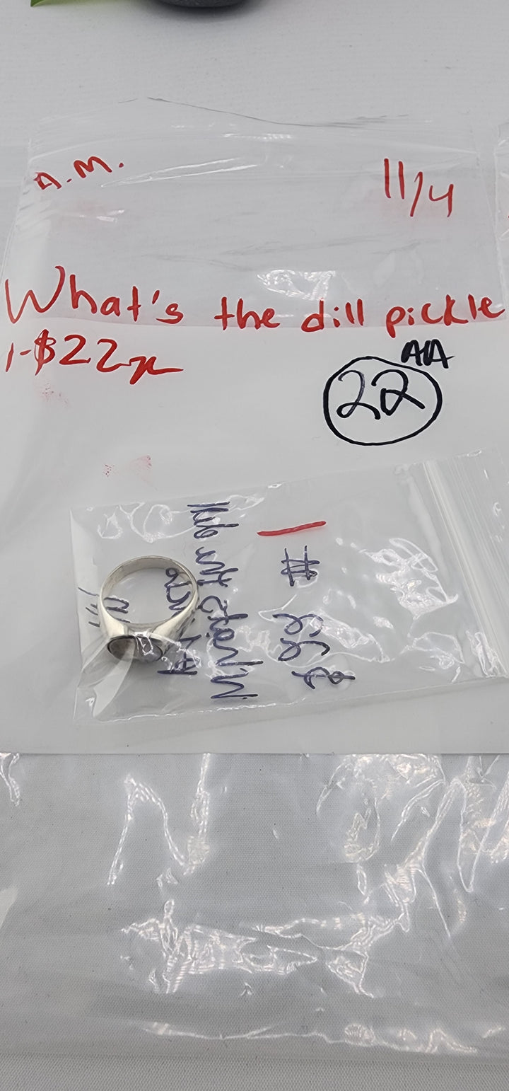 AM SHOW 48HR RESERVED FOR:  Whats the dill pickle - 11/4/2025 FL tiktok Live Show -  1 Sterling Silver Items