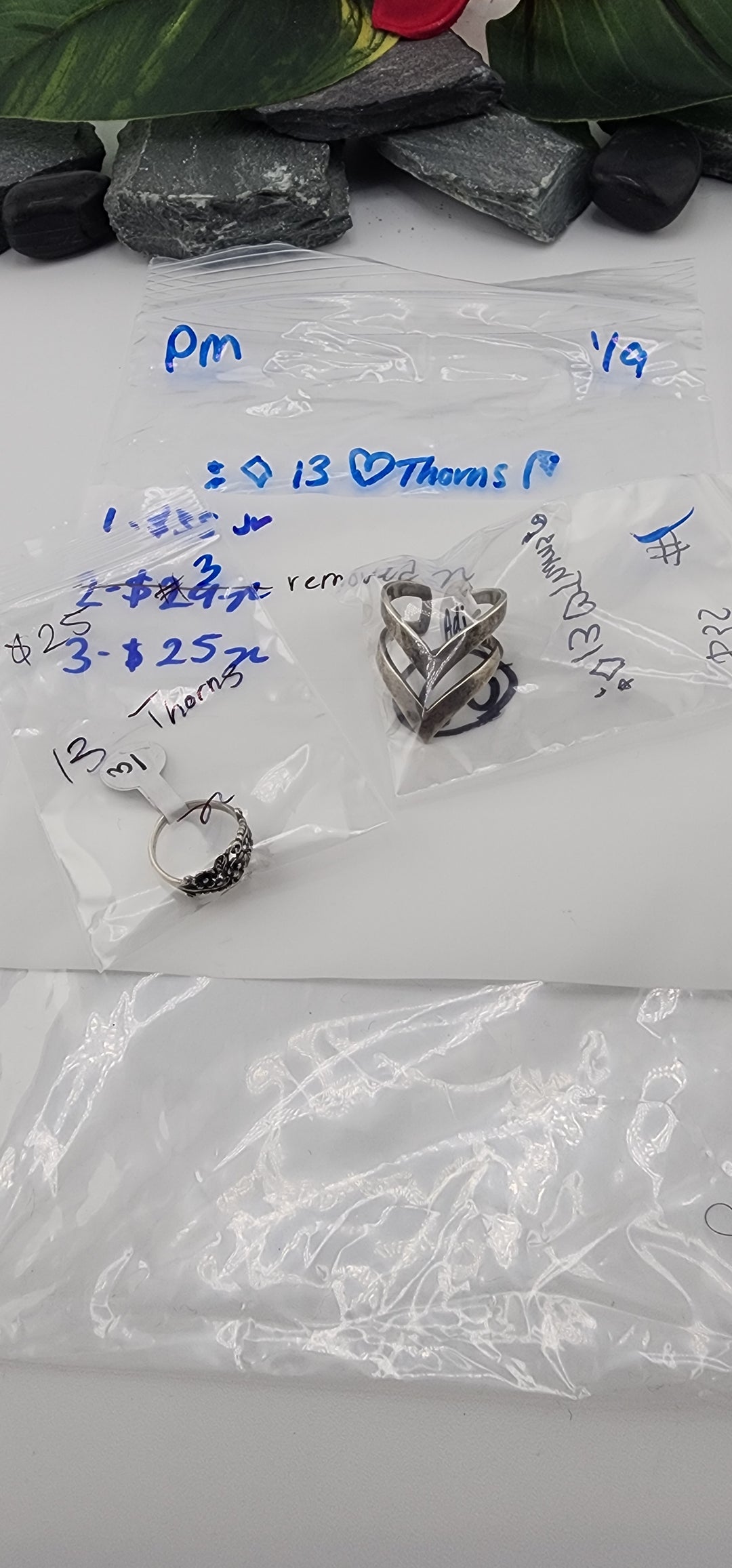 Custom sterling silver items - PM SHOW RESERVED FOR: ✨13🖤Thorns🥀 - 1/9/2026 tiktok Live Show - 2 Sterling Silver Items