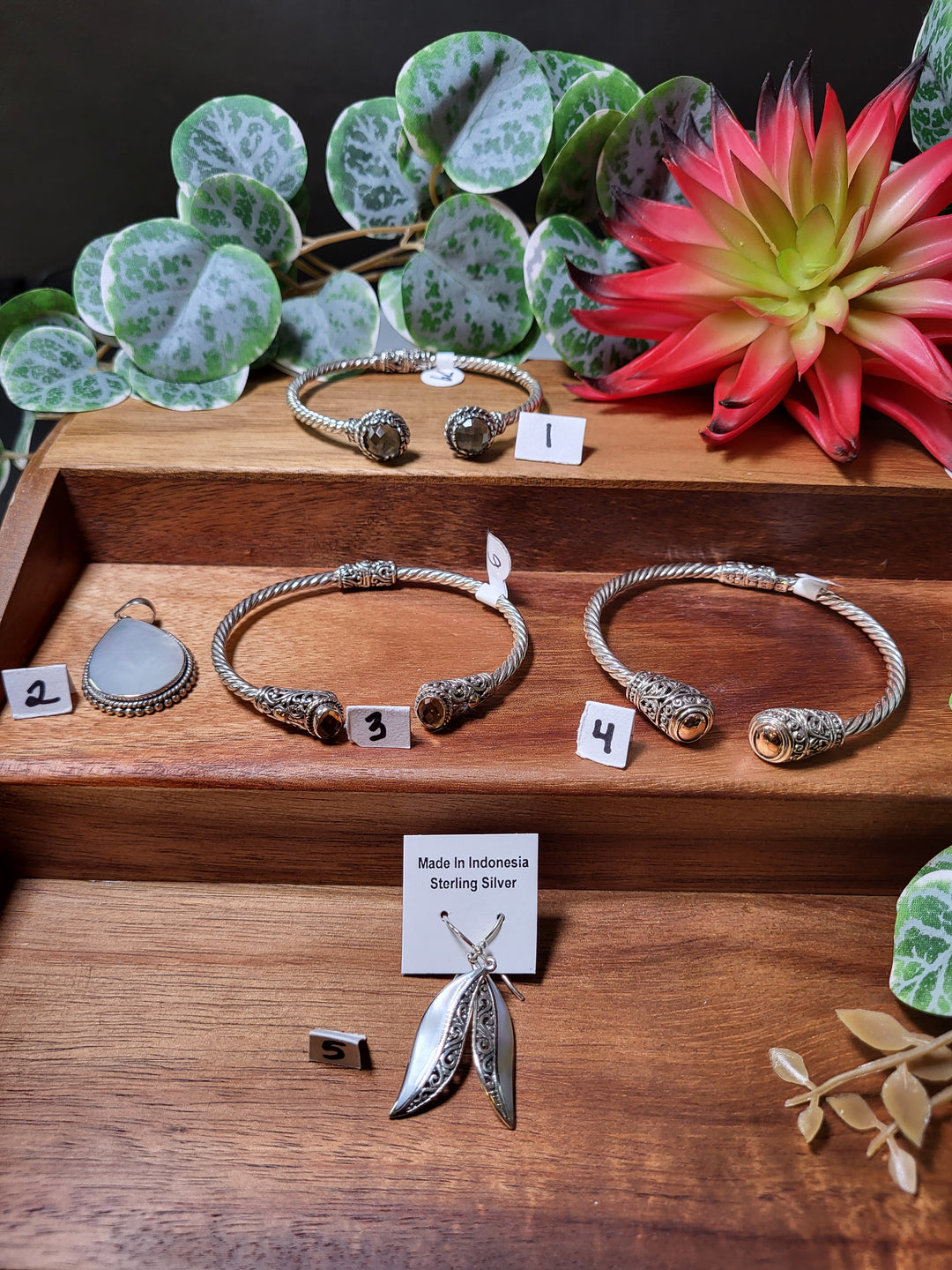 RESERVED FOR: Ashley 8/14/24- 5 Sterling Silver Items