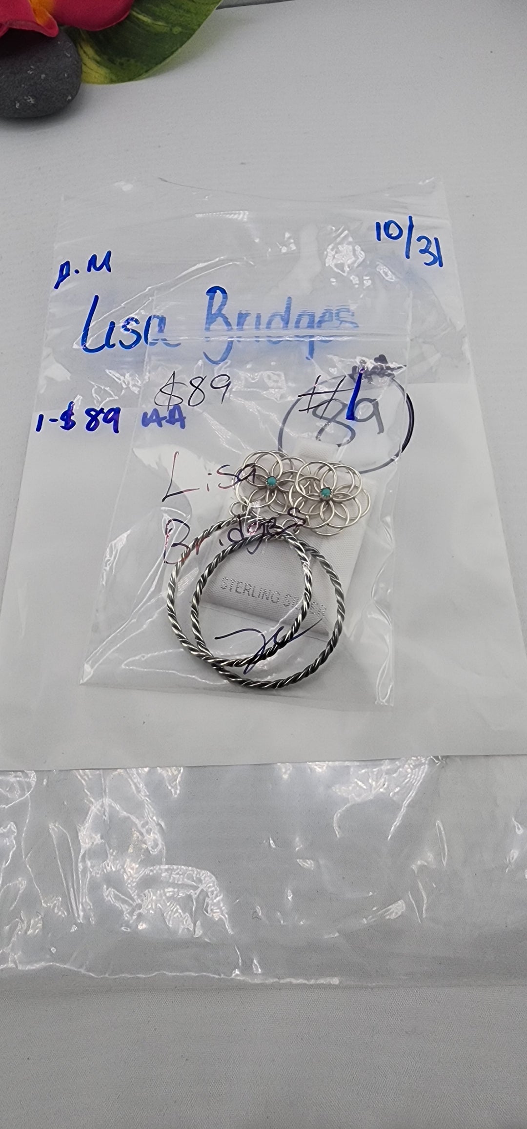 PM SHOW 48HR - RESERVED FOR: Lisa Bridges - 10/31/2025 FL tiktok Live Show - 1 Sterling Silver Items