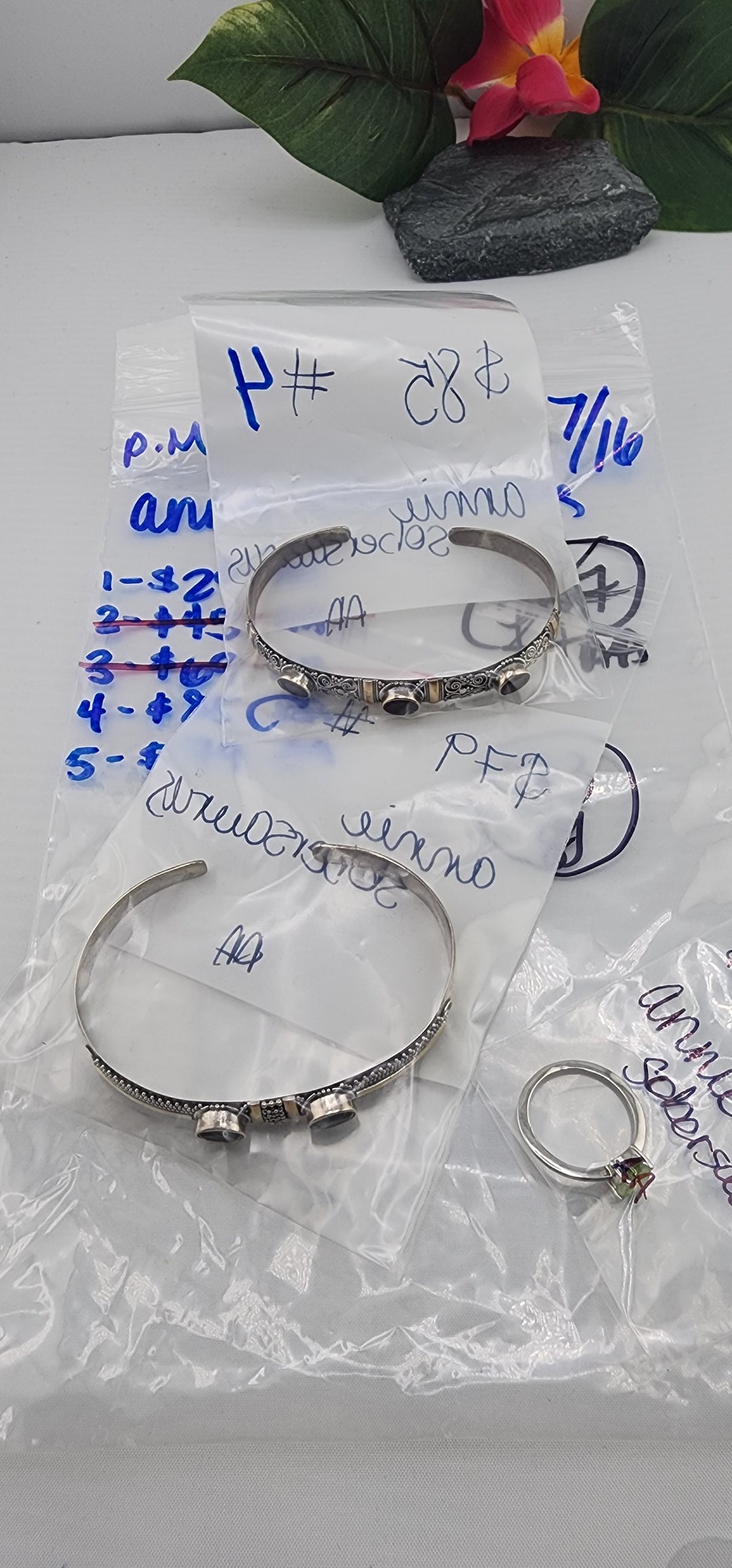PM SHOW 48HR - RESERVED FOR: annie sobersaurus - 7/16/2025 FL tiktok Live Show - 3 Sterling Silver Items
