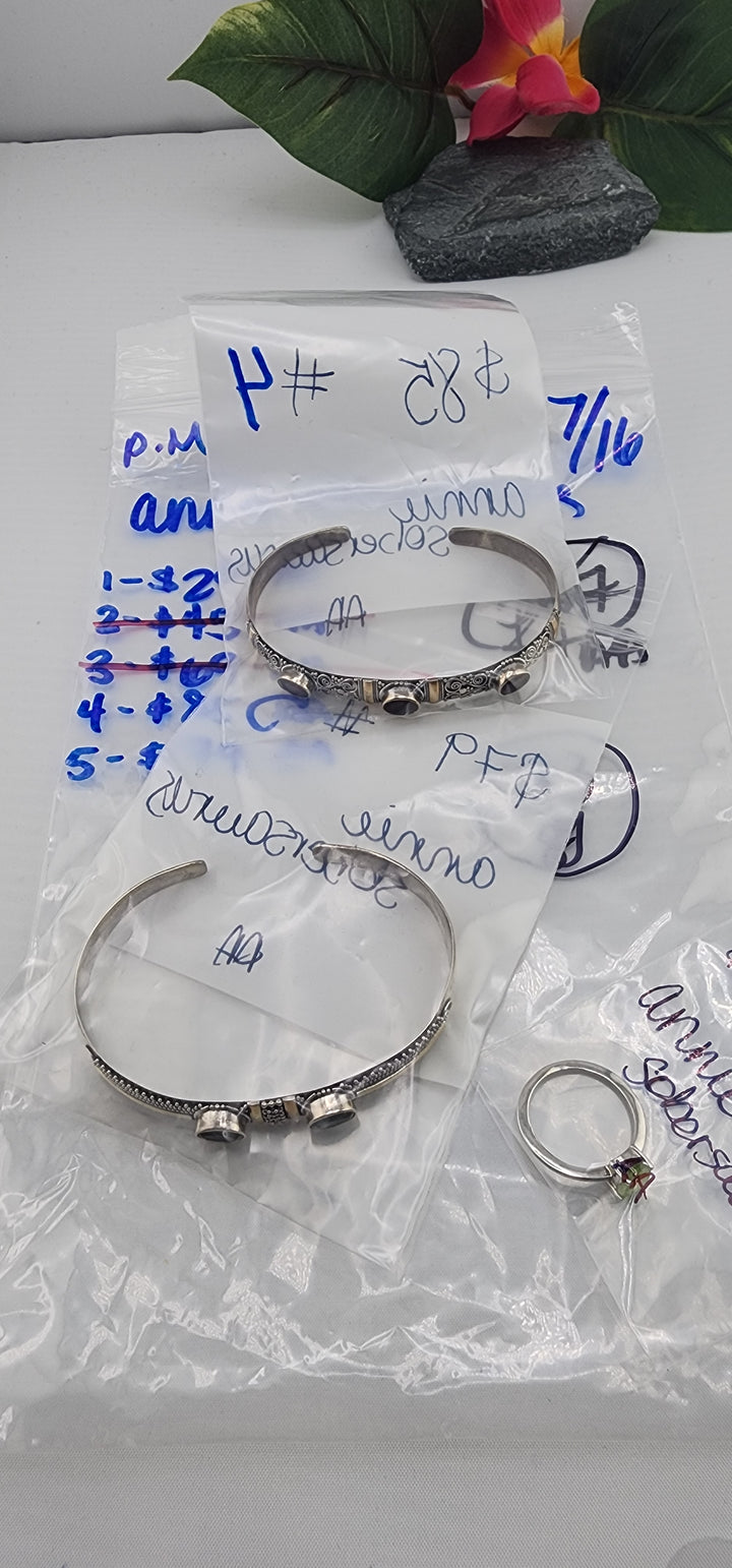 PM SHOW 48HR - RESERVED FOR: annie sobersaurus - 7/16/2025 FL tiktok Live Show - 3 Sterling Silver Items