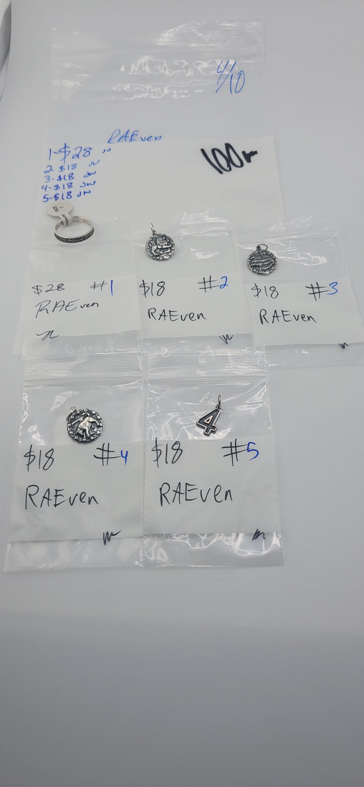 RESERVED FOR: RAEven- 4/10/2025 tiktok Live Show - 5 Sterling Silver Items