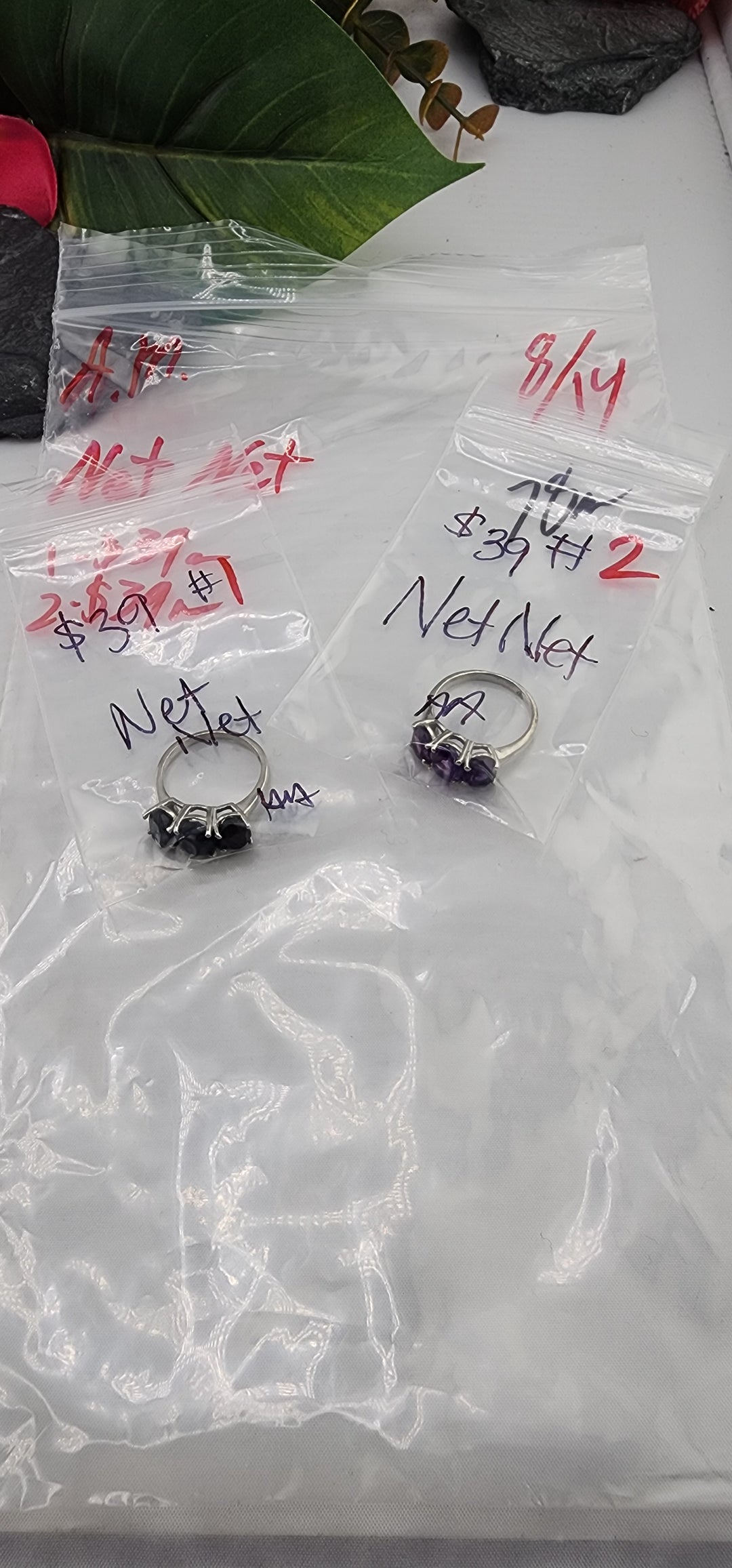 AM SHOW 48HR - RESERVED FOR: Net Net - 8/14/2025 FL tiktok Live Show - 2 Sterling Silver Items