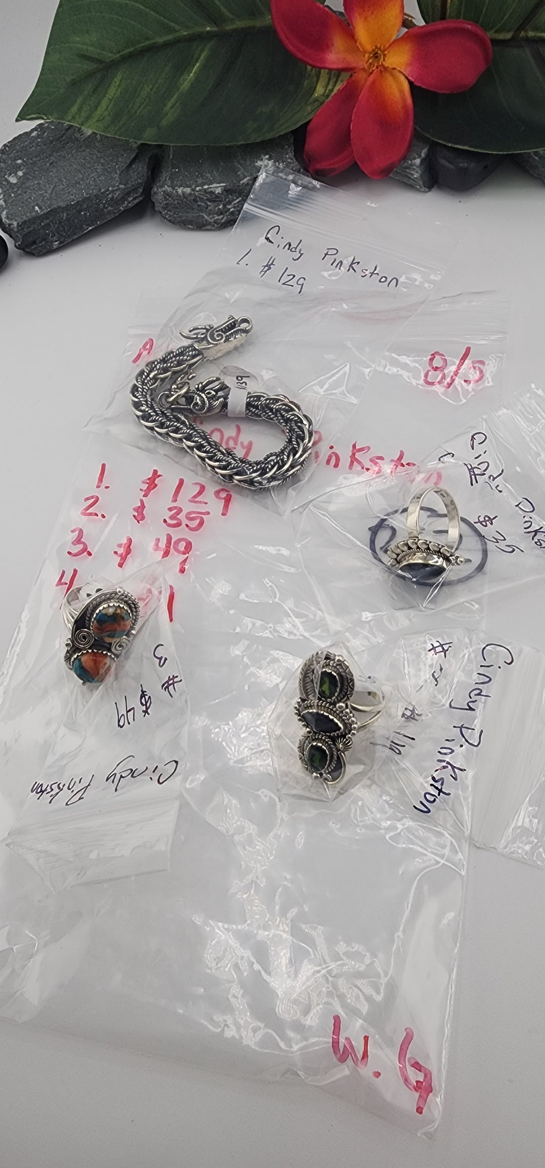 AM SHOW 48HR - RESERVED FOR: Cindy Pinkston  - 8/5/2025 FL tiktok Live Show - 4 Sterling Silver Item