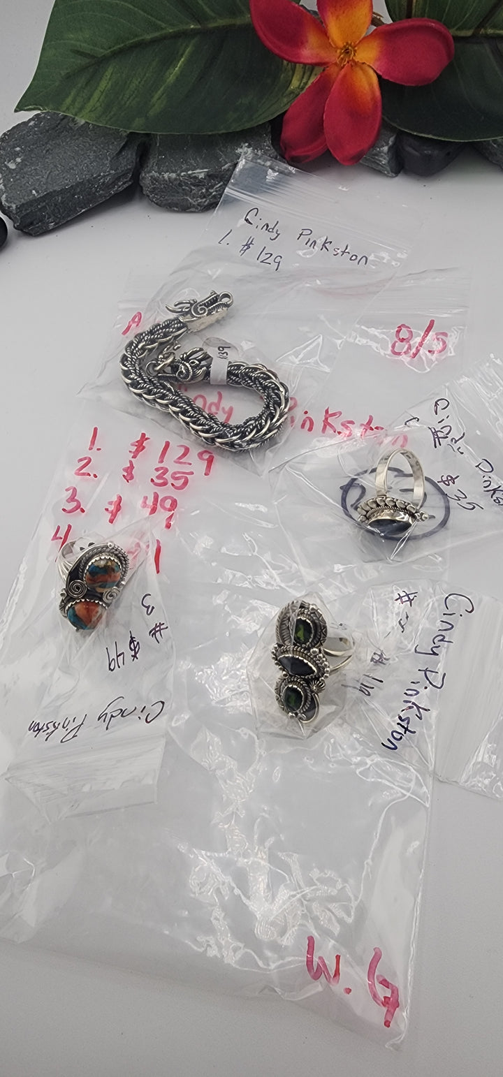 AM SHOW 48HR - RESERVED FOR: Cindy Pinkston  - 8/5/2025 FL tiktok Live Show - 4 Sterling Silver Item