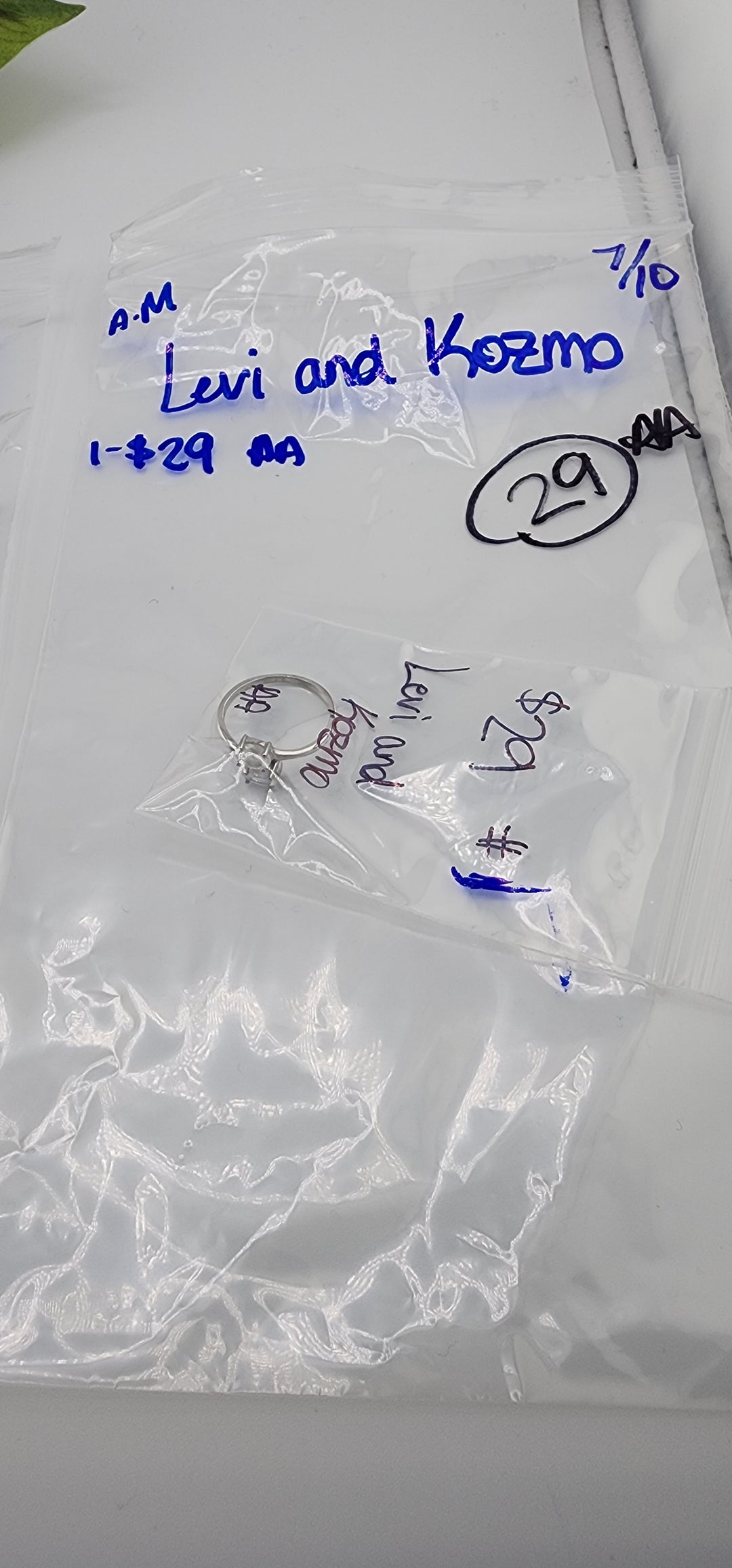 AM SHOW 48HR - RESERVED FOR:  Levi and Kozmo - 7/10/2025 FL tiktok Live Show - 1  Sterling Silver Items