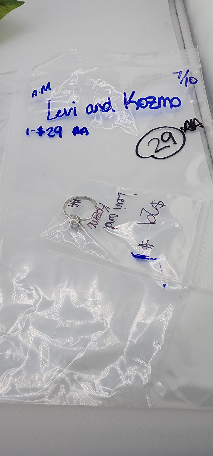 AM SHOW 48HR - RESERVED FOR:  Levi and Kozmo - 7/10/2025 FL tiktok Live Show - 1  Sterling Silver Items