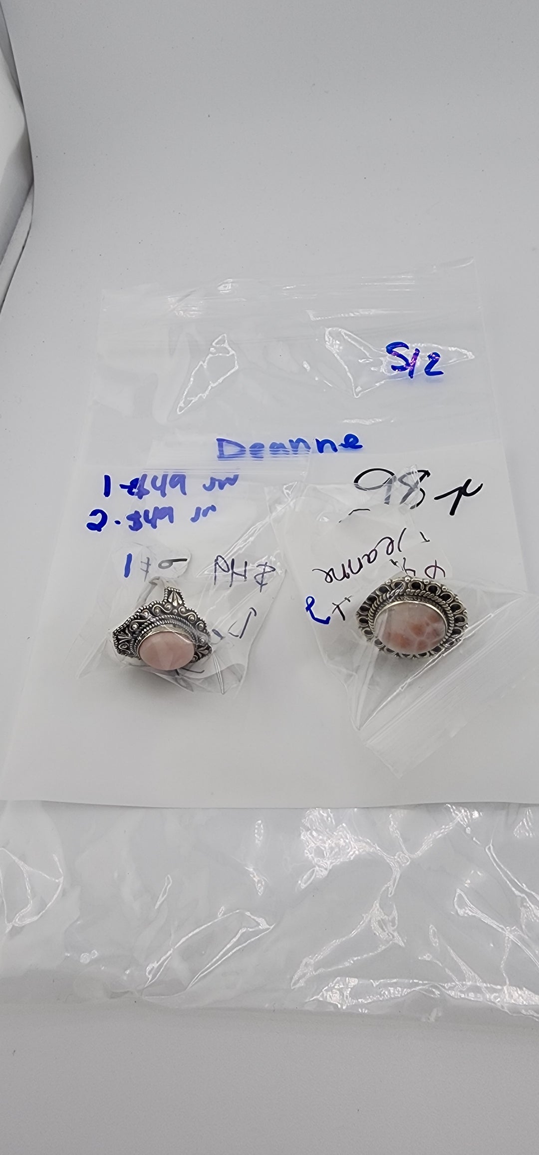 RESERVED FOR:  Deanne- 5/2/2025 tiktok Live Show -2  Sterling Silver Items