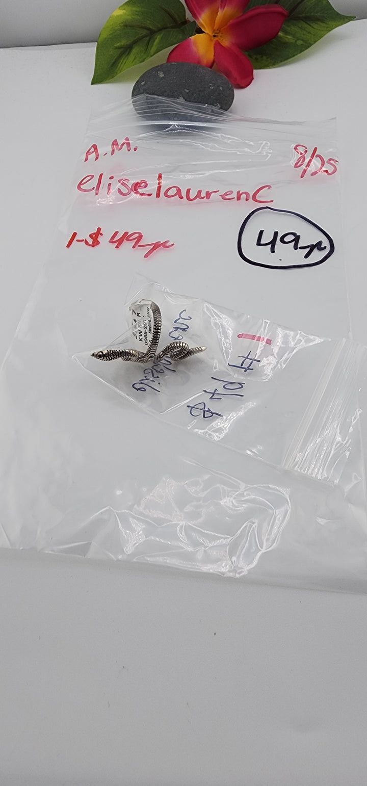 AM SHOW 48HR - RESERVED FOR: eliselaurenC - 8/25/2025 FL tiktok Live Show - 1 Sterling Silver Items