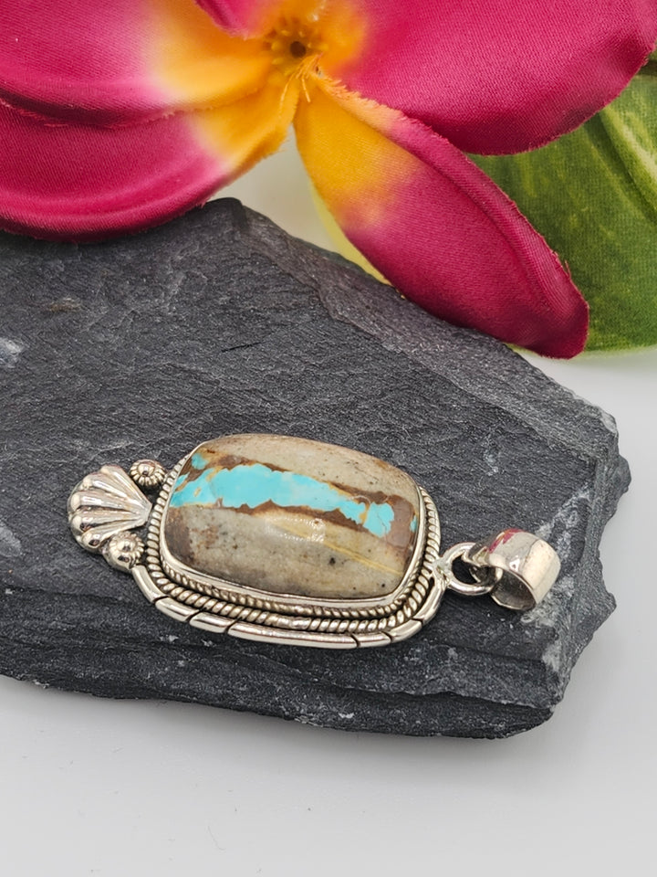 Royston Ribbon Turquoise Pendant