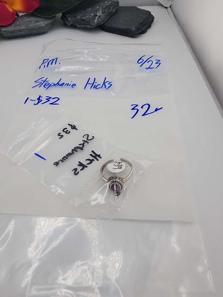 Stephanie Hicks - 6/23/26 PM - 1 925 Sterling Silver