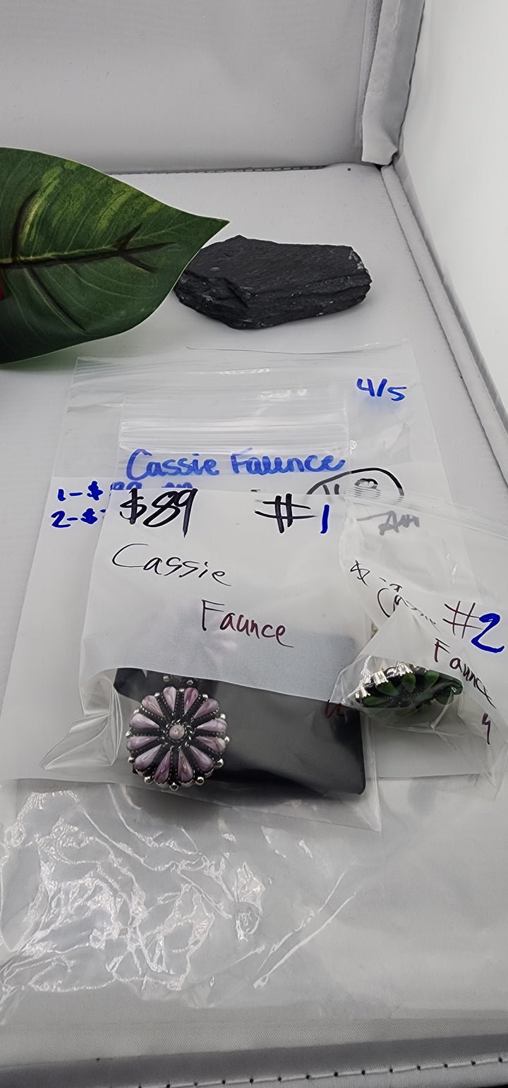 RESERVED FOR: Cassie Faunce - 4/5/2025 tiktok Live Show - 2 Sterling Silver Items