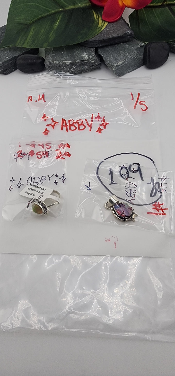 AM SHOW 48HR RESERVED FOR: ✨ABBY✨  - 1/5/2026 FL tiktok Live Show - 2 Sterling Silver Items