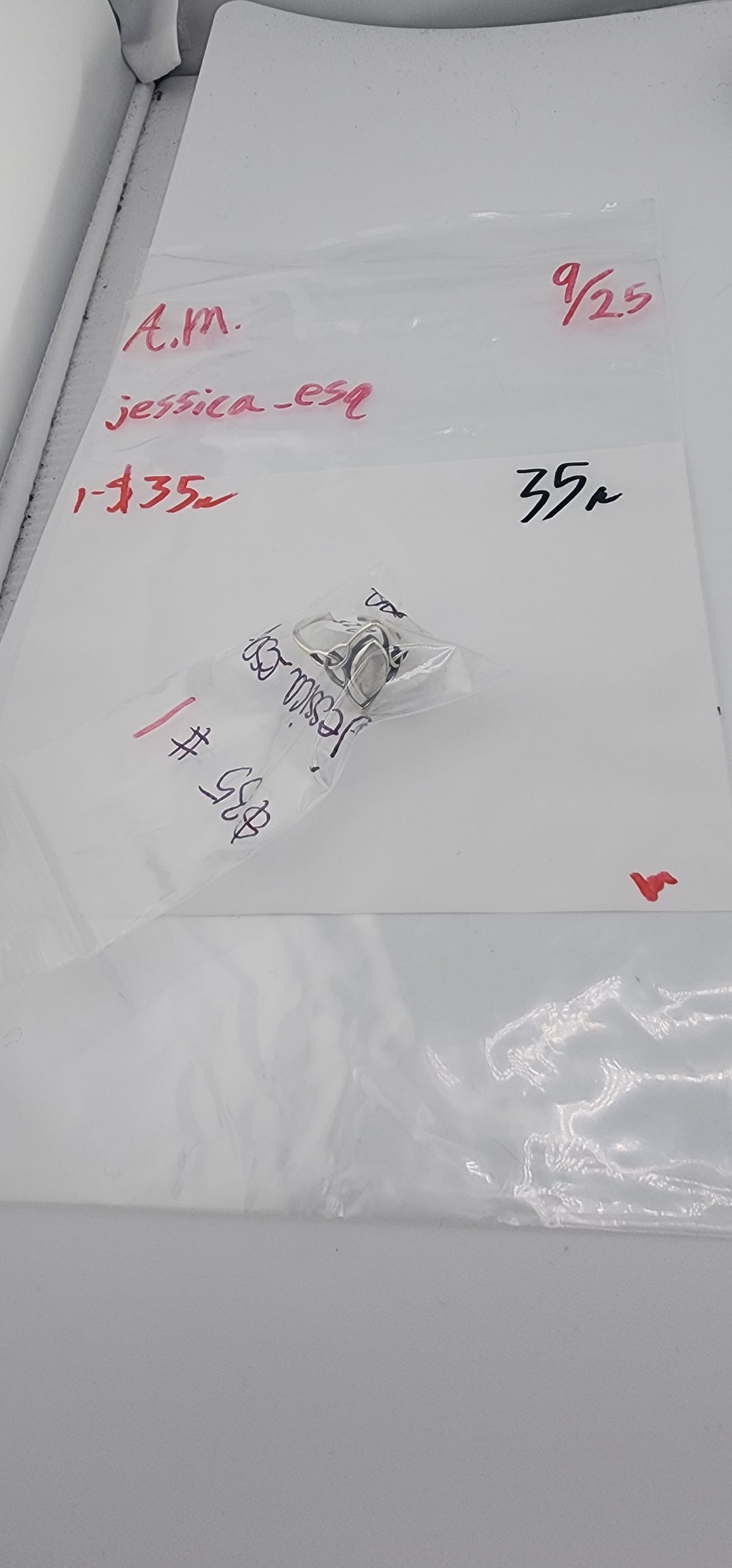 AM SHOW 48HR RESERVED FOR: jessica_esq - 9/25/2025 FL tiktok Live Show - 1 Sterling Silver Items