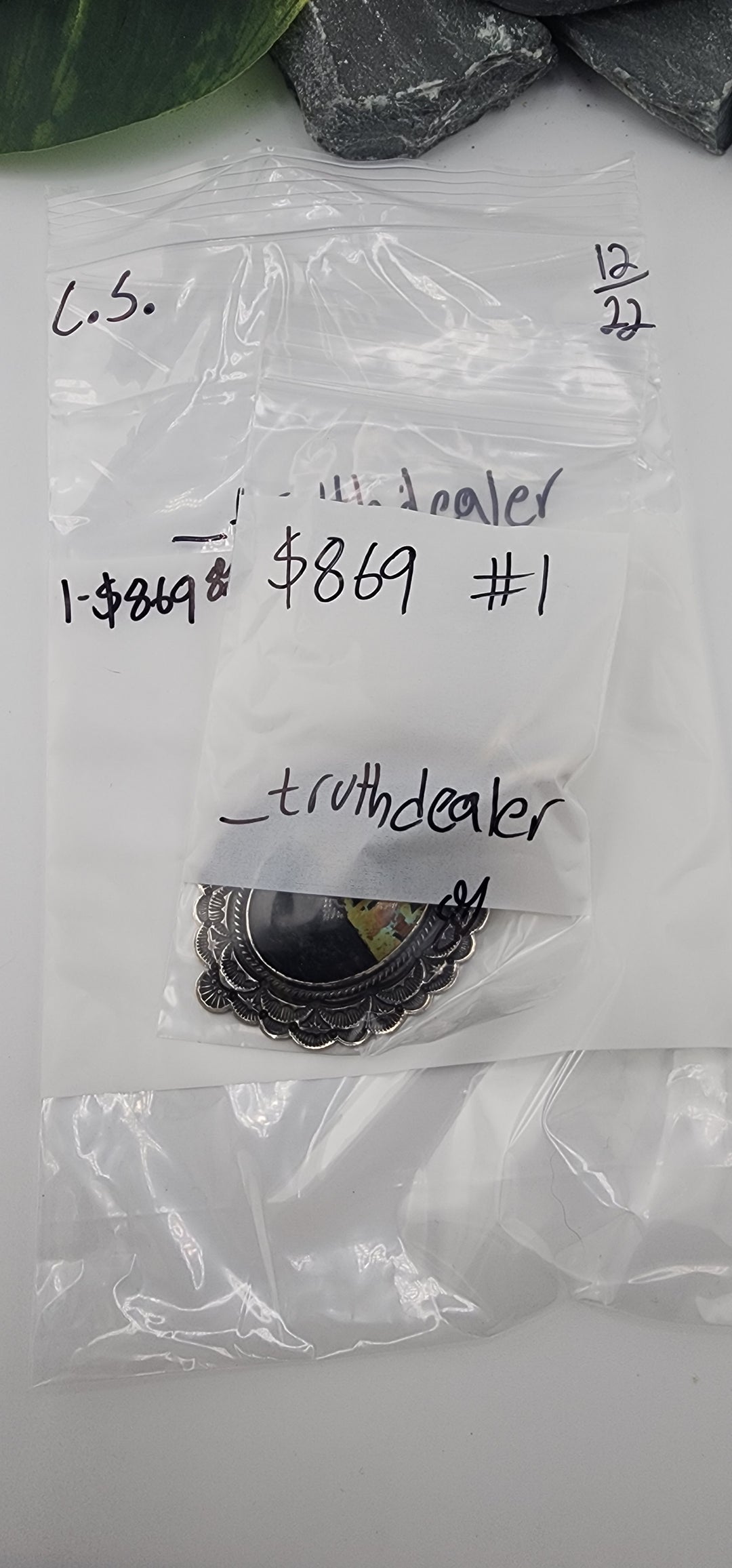 C.S. RESERVED FOR: _truthdealer - 12/22/2025 FL tiktok Live Show - 1 Sterling Silver Items