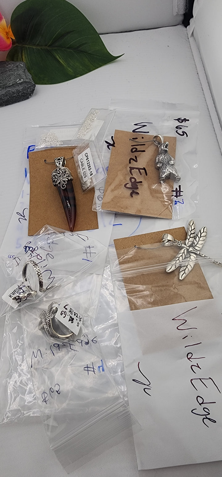PM SHOW 48HR - RESERVED FOR: WildzEdge - 7/18/2025 FL tiktok Live Show - 5 Sterling Silver Items