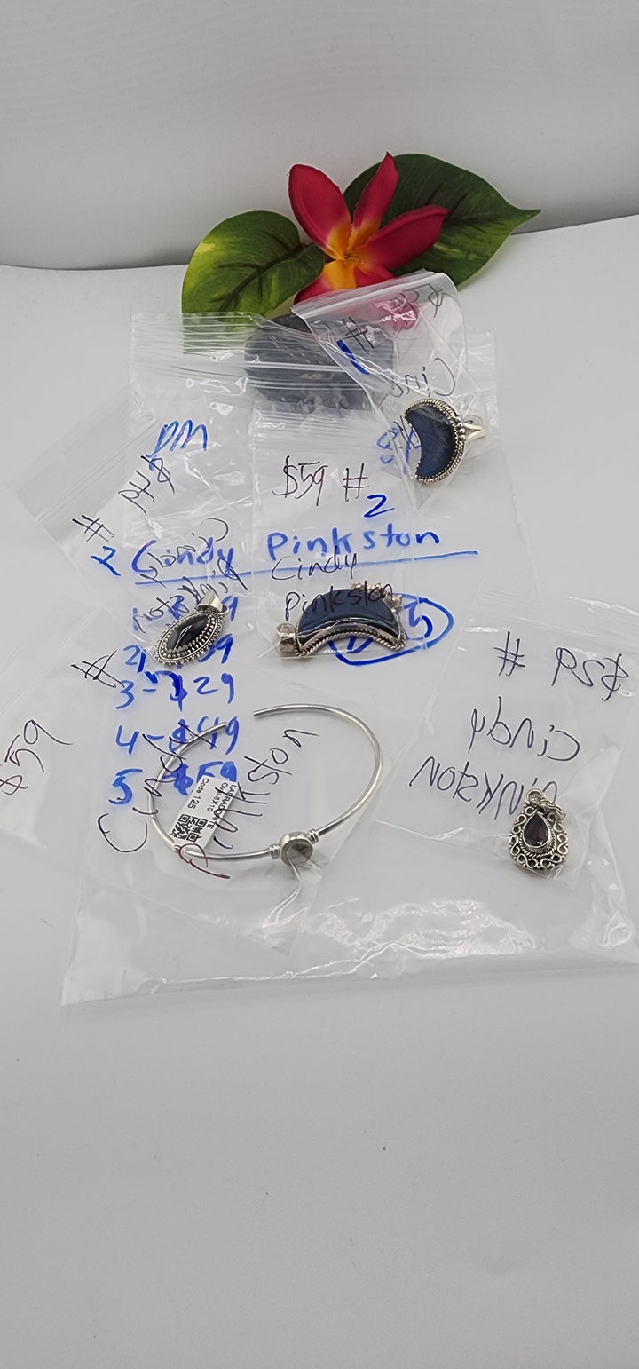 PM SHOW 48HR - RESERVED FOR: Cindy Pinkston - 8/22/2025 FL tiktok Live Show - 5 Sterling Silver Items