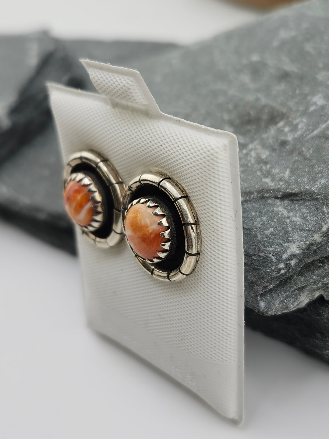 Spiny Oyster PostBack Earrings