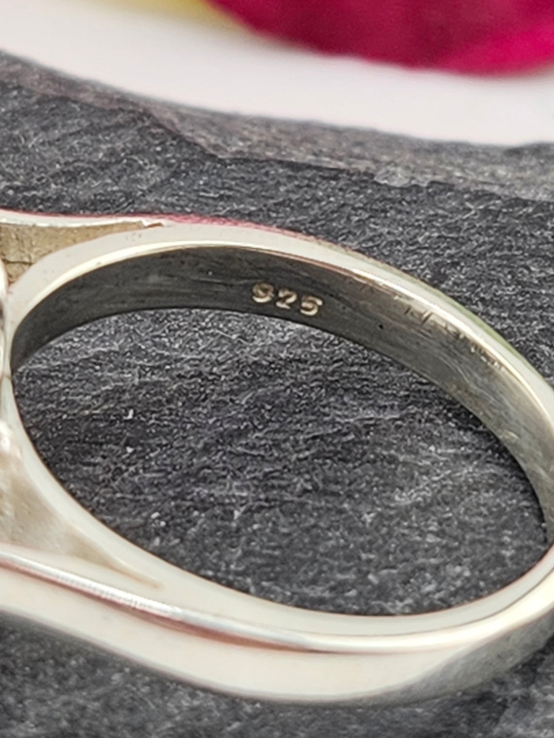 Cluster Black Onyx Ring Size 8