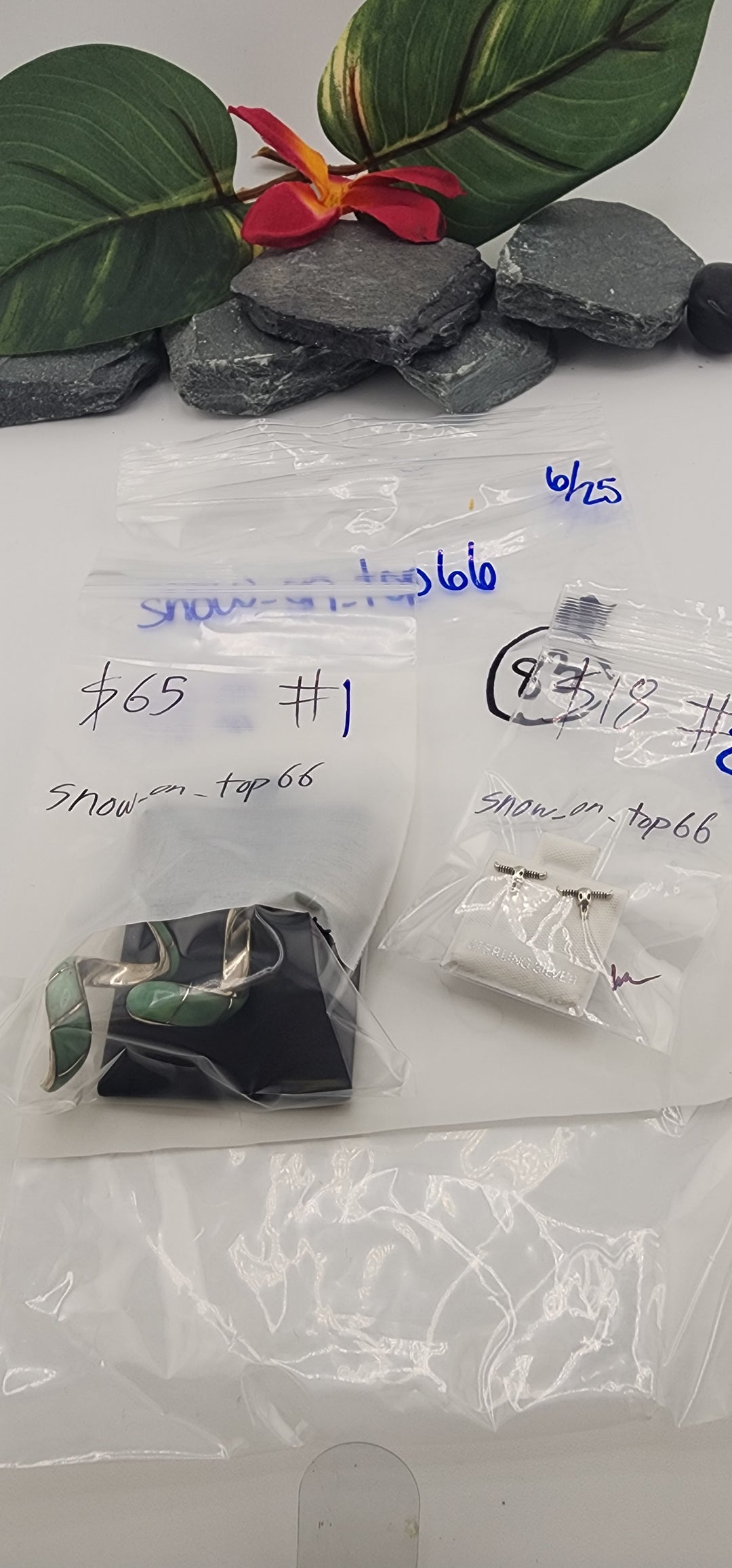 RESERVED FOR: snow_on_top66 - 6/25/2025 tiktok Reservation Live Show - 2 Sterling Silver Items