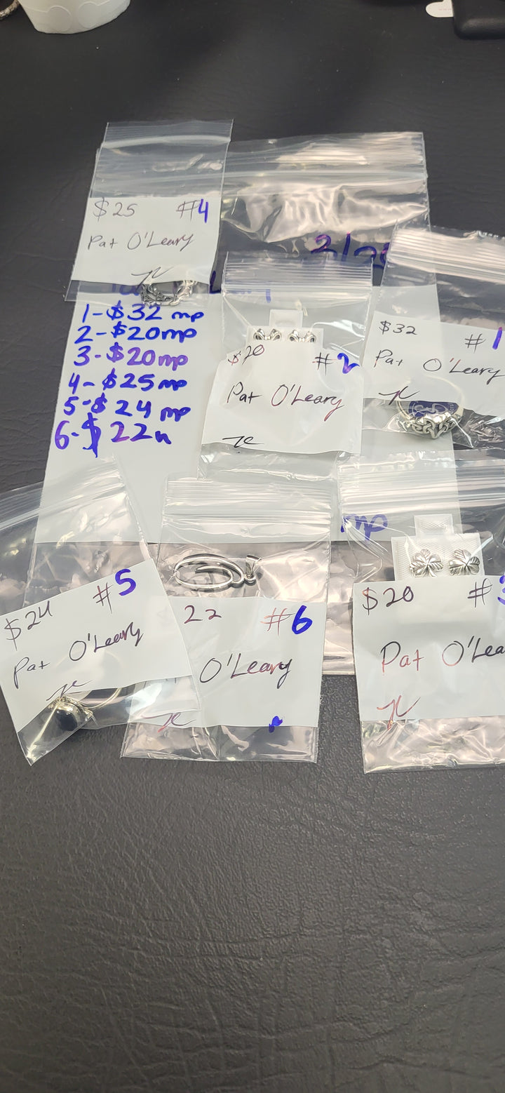 RESERVED FOR: Pat O'Leary   - 3/20/2025 Live Show - 6 Sterling Silver Items
