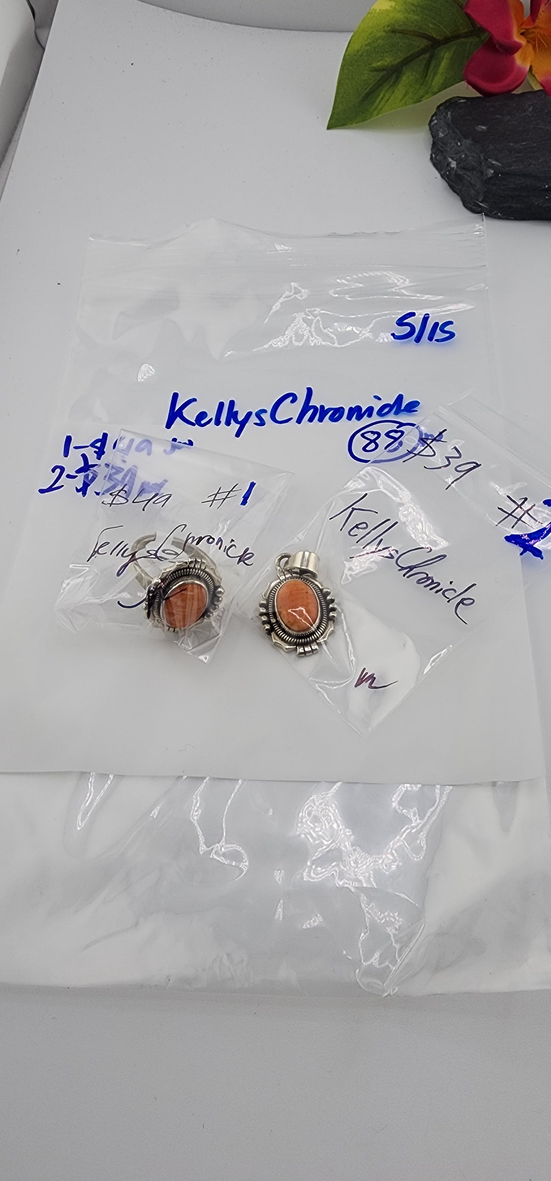 RESERVED FOR:  KellysChronicle- 5/15/2025 tiktok Live Show -2  Sterling Silver Items