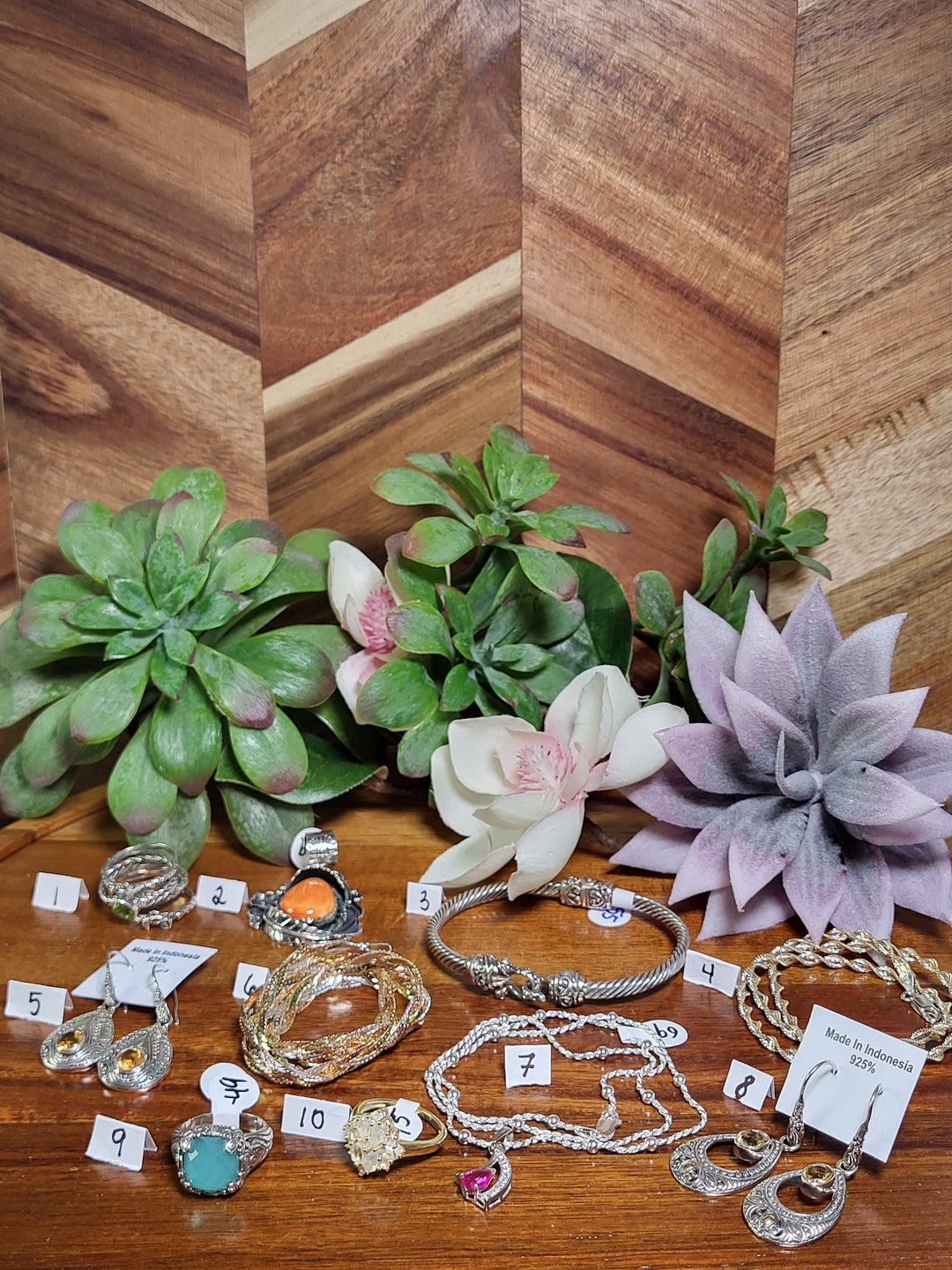 RESERVED FOR: Bee_Bee_girl 8/9/24- 9 Sterling Silver Items