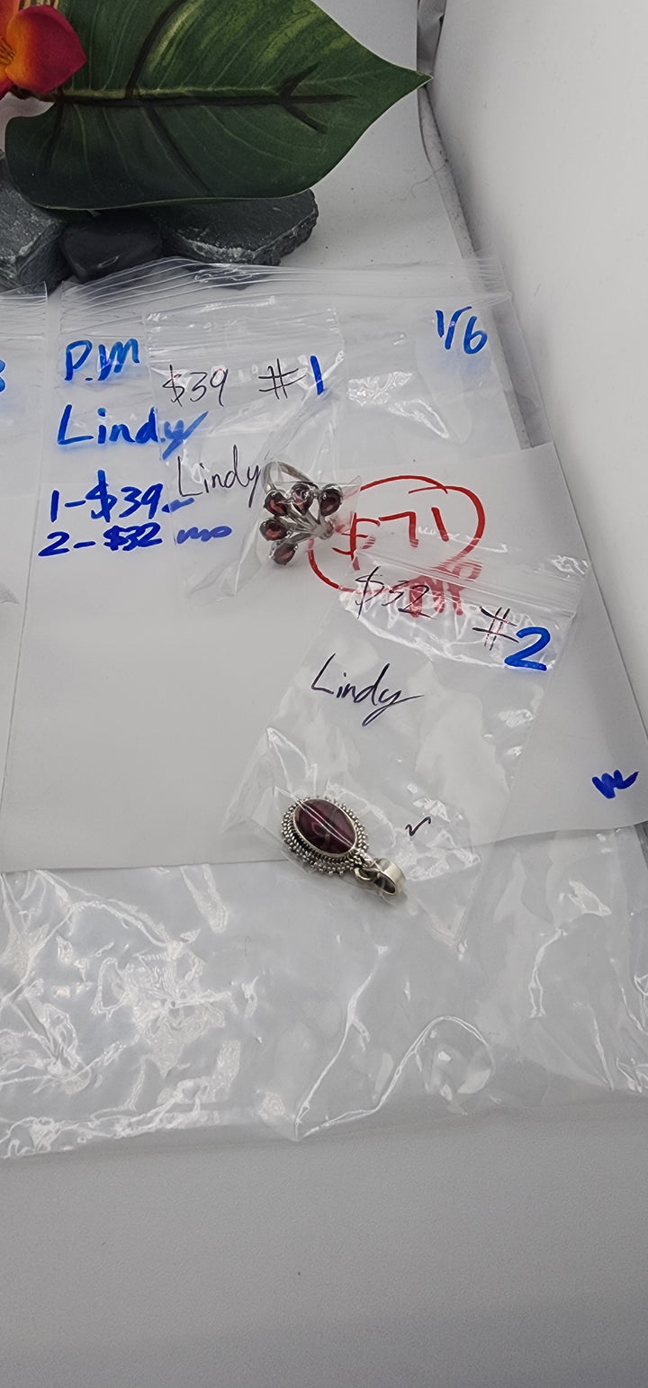 PM SHOW 48HR - RESERVED FOR: Lindy - 1/6/2026 tiktok Live Show - 2 Sterling Silver Items