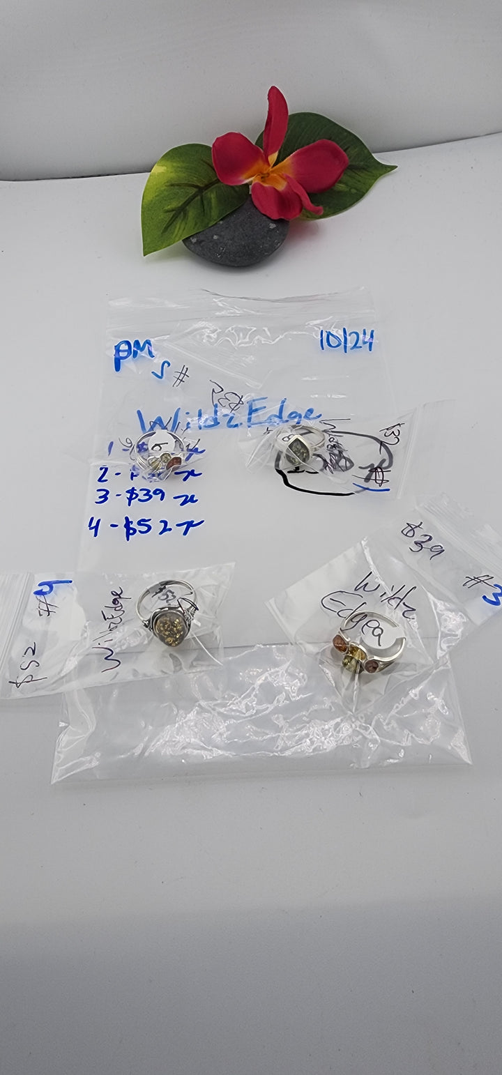 PM SHOW 48HR - RESERVED FOR: WildzEdge - 10/24/2025 FL tiktok Live Show - 4 Sterling Silver Items