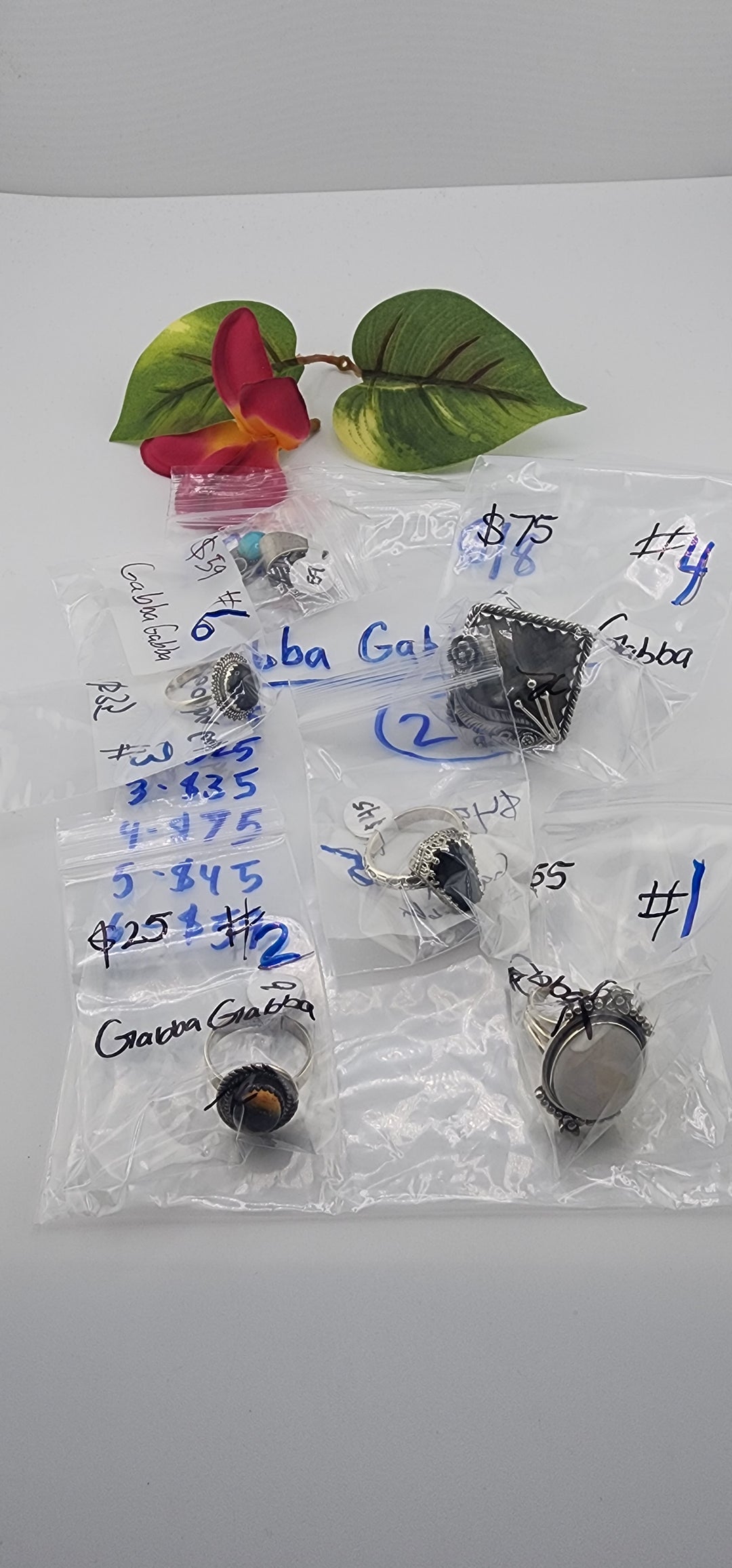 PM SHOW 48HR - RESERVED FOR: Gabba Gabba - 8/8/2025 FL tiktok Live Show - 6 Sterling Silver Items