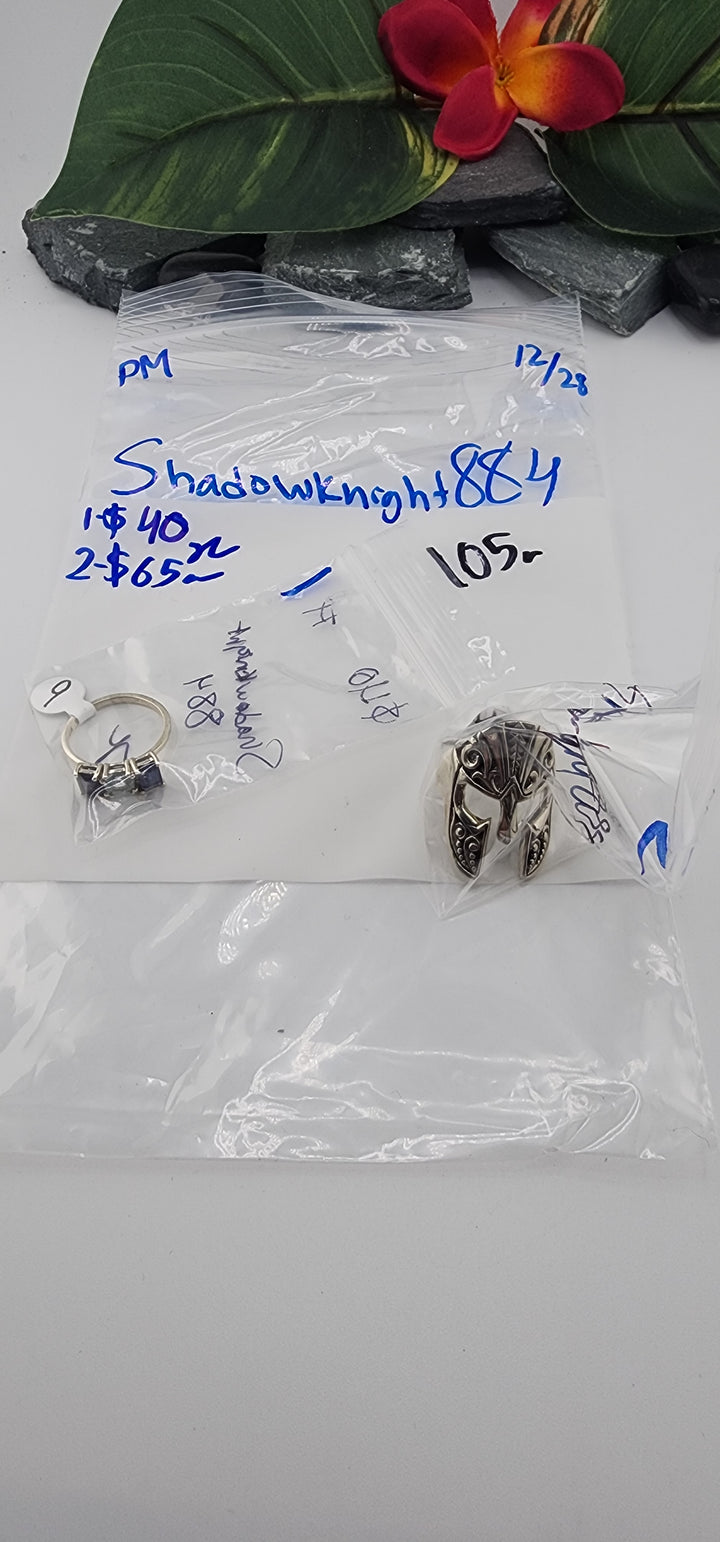 PM SHOW 48HR - RESERVED FOR: ShadowKnight884 - 12/28/2025 tiktok Live Show - 2 Sterling Silver Items