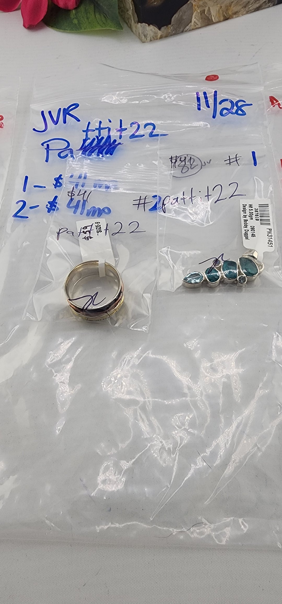 BF PM SHOW 48HR - RESERVED FOR: Pattit22  - 11/28/2025 tiktok Live Show -2 Sterling Silver Items