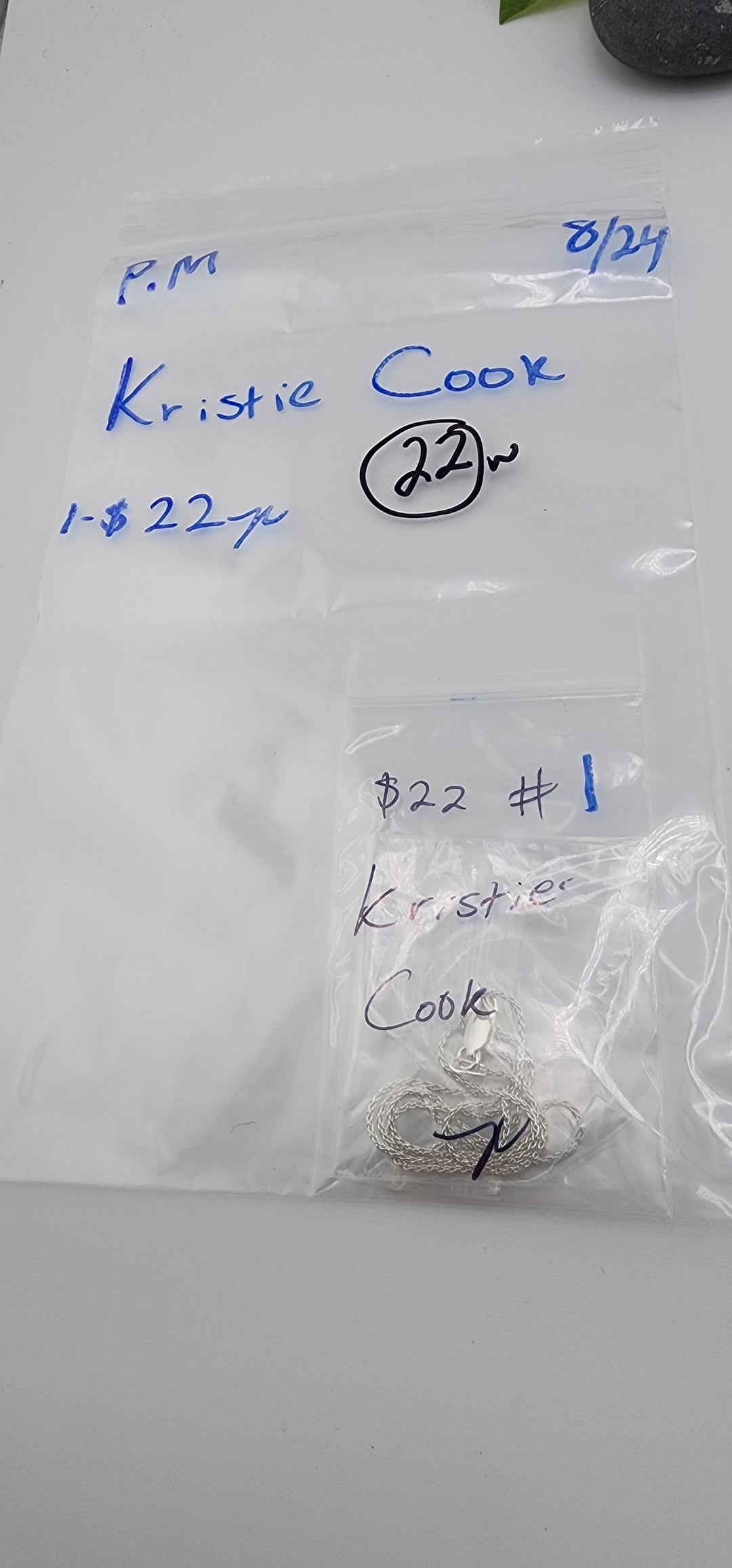 PM SHOW 48HR - RESERVED FOR:  Kristie Cook- 8/24/2025 FL tiktok Live Show - 1 Sterling Silver Items