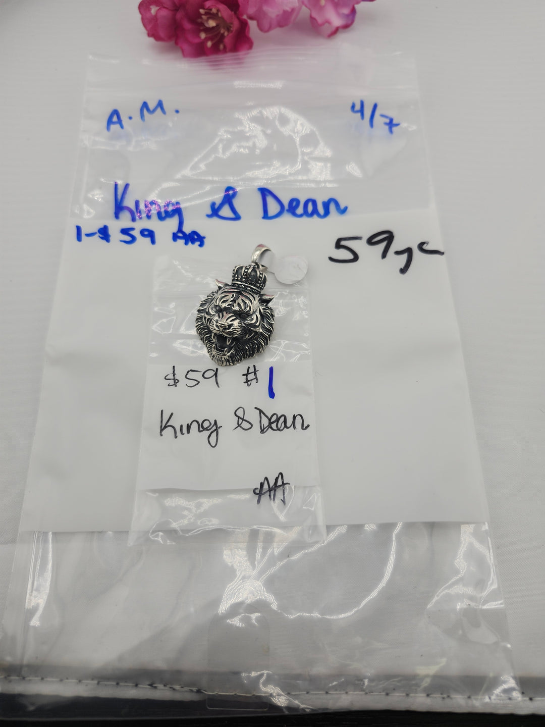 RESERVED FOR: King & Dean -4/7/2025 tiktok A.M Live Show - 1 Sterling Silver Items